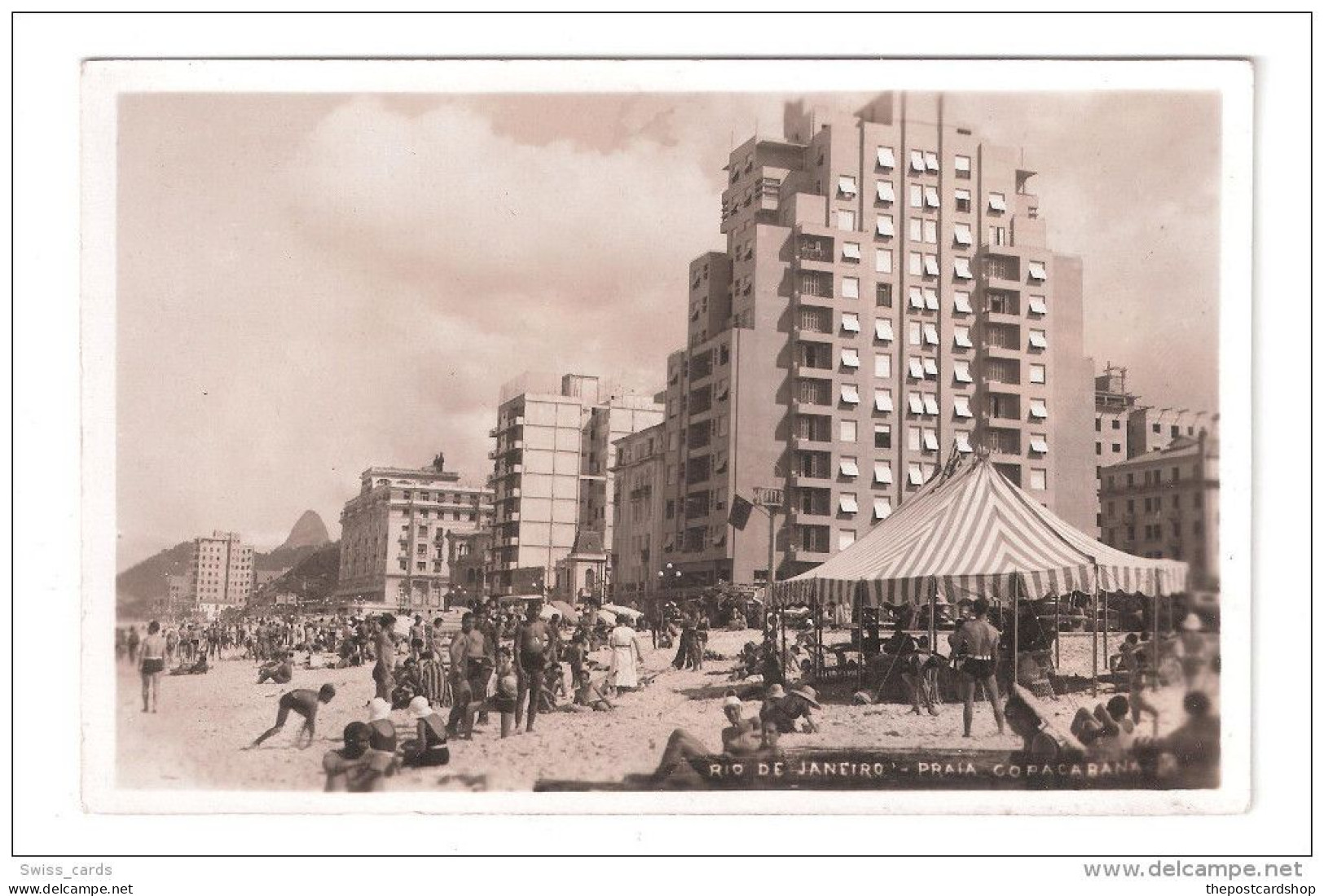 RP Brasil BraziL Praia COPACABANA Beach RIO DE JANEIRO UNUSED - Rio De Janeiro