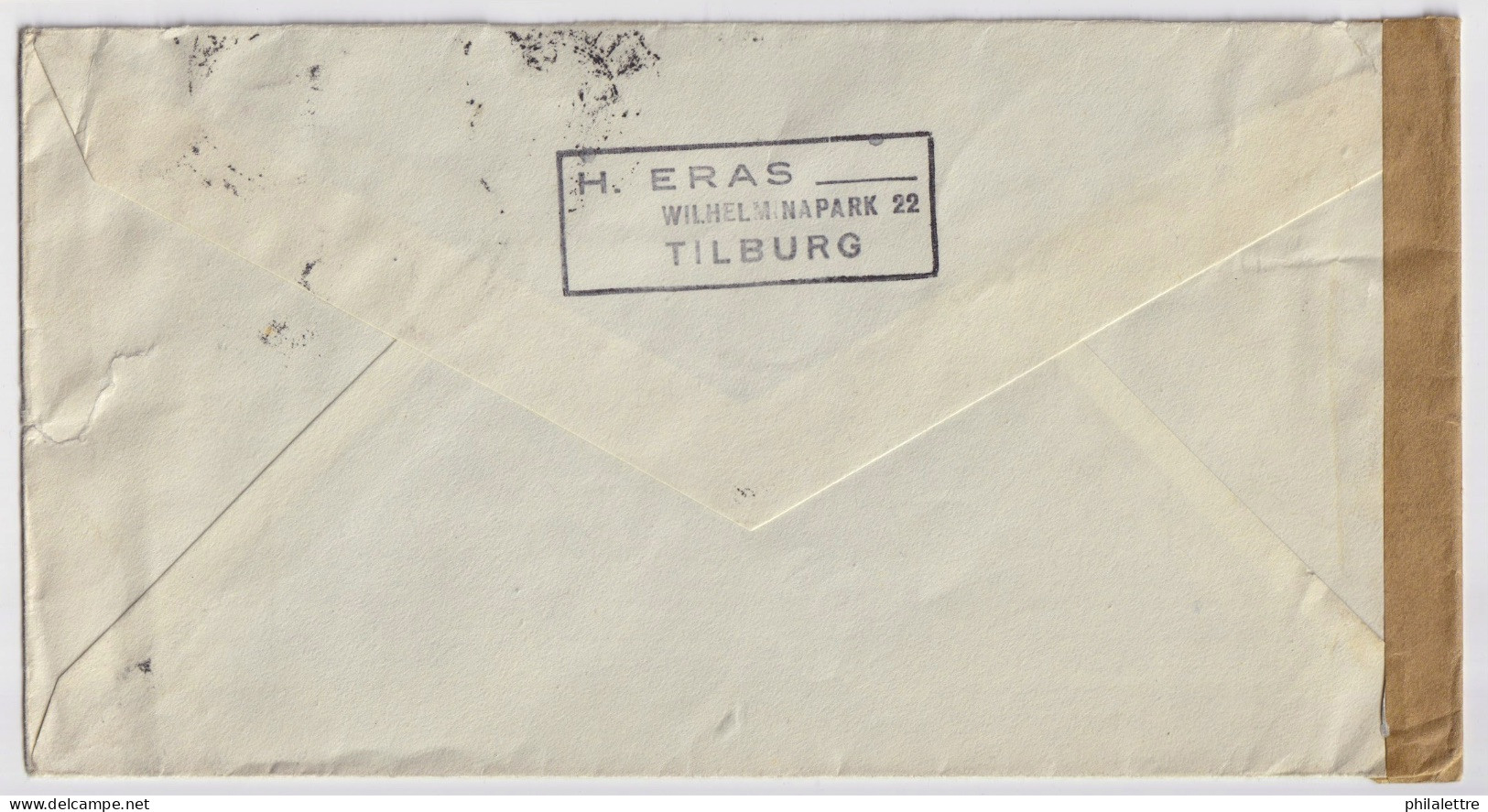 PAYS-BAS / THE NETHERLANDS - 1949 Mi.479 (x2) & Mi.609 On Censored Cover From TILBURG To SIMONSWOLDE, Germany - Brieven En Documenten