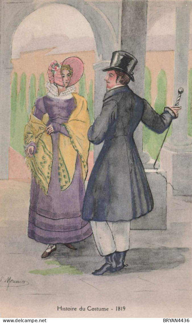 Georges MEUNIER - ILLUSTRATEUR - HISTOIRE Du COSTUME - MODE - 1819. - Meunier, G.