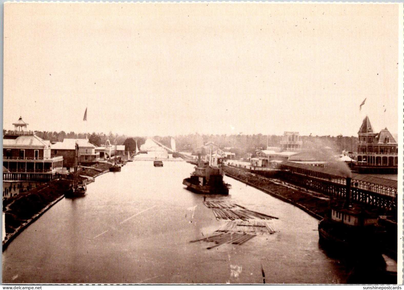 Louisiana New Orleans New Basin Canal In West End Circa 1889 - New Orleans