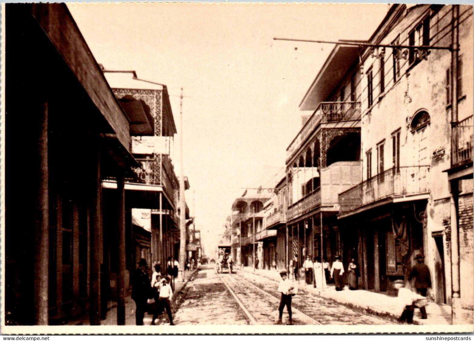 Louisiana New Orleans Royal Street In French Quarter Circa 1895 - New Orleans