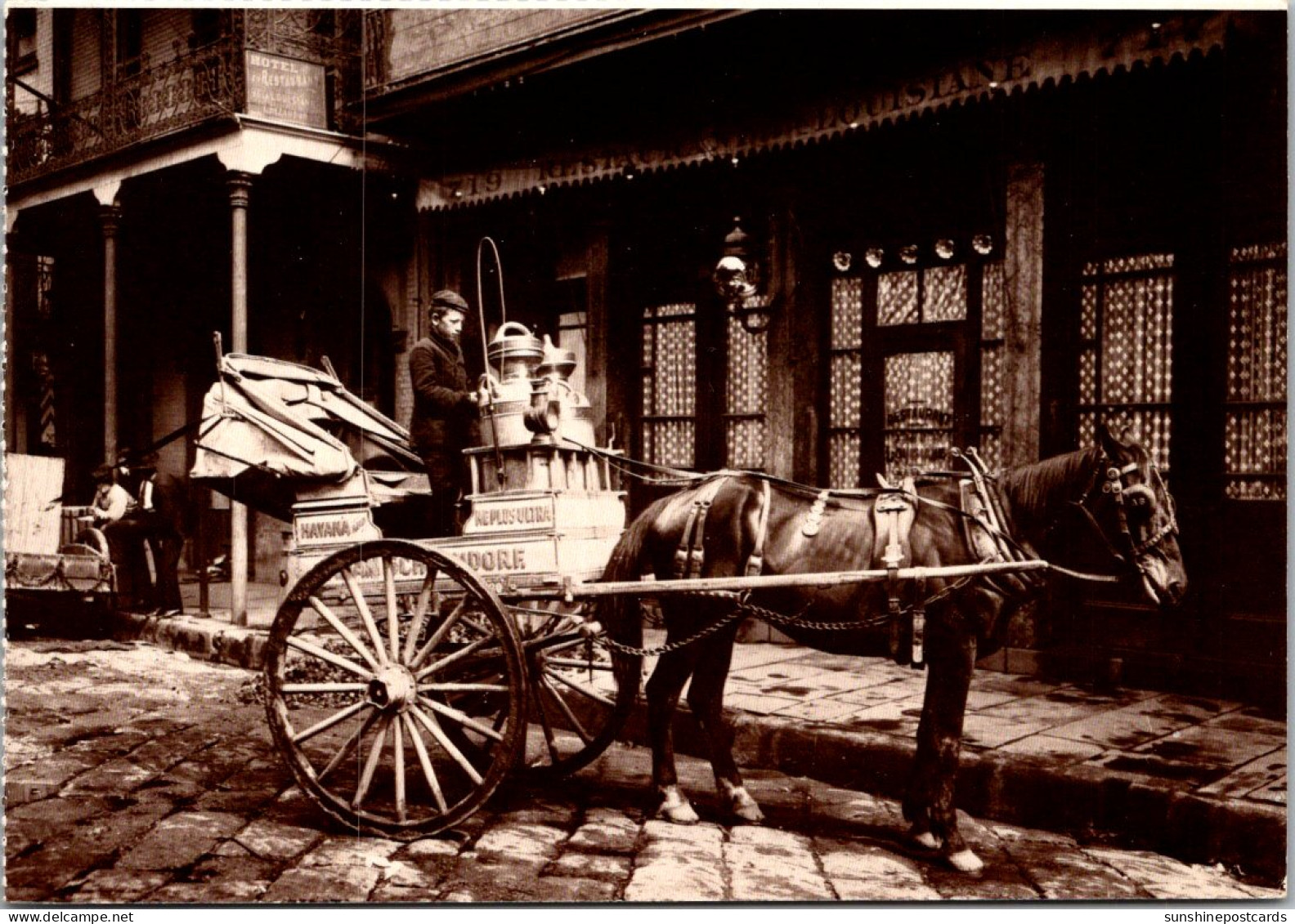 Louisiana New Orleans Delivering Milk Circa 1900 - New Orleans