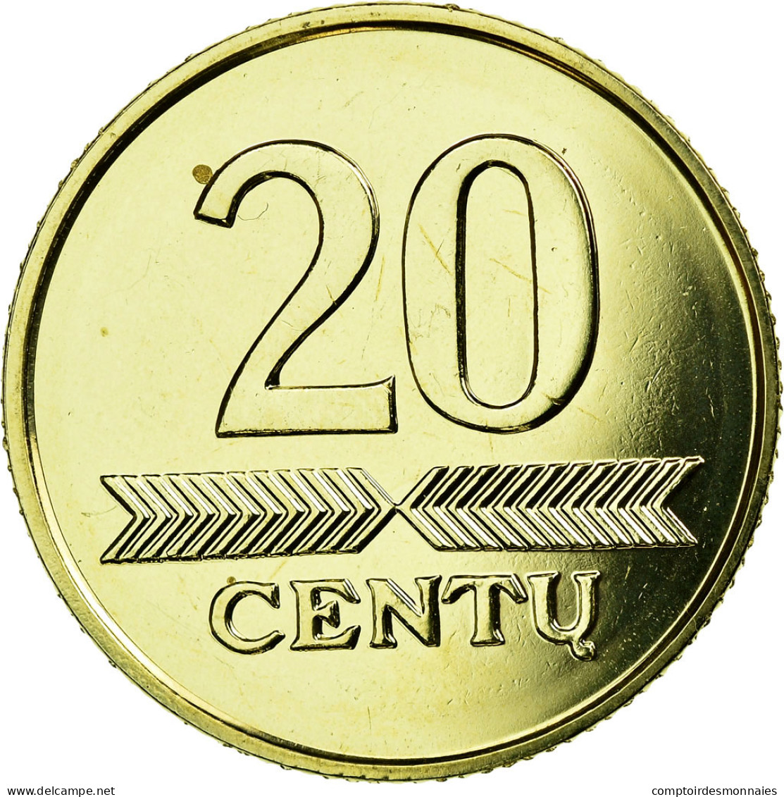 Monnaie, Lithuania, 20 Centu, 2013, SPL, Nickel-brass, KM:107 - Lituania