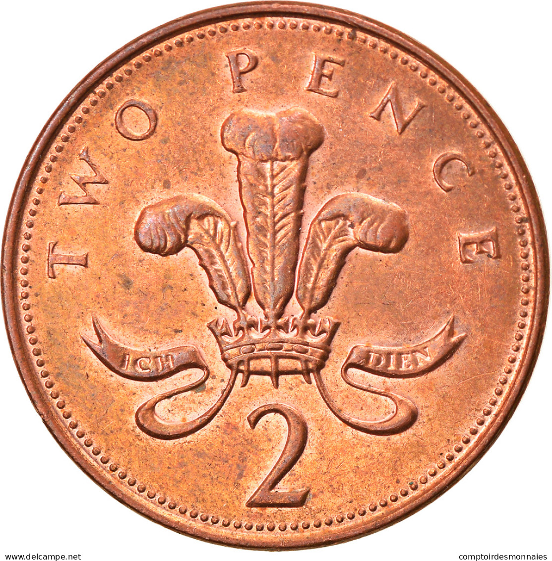 Monnaie, Grande-Bretagne, Elizabeth II, 2 Pence, 2001, TTB+, Copper Plated - 2 Pence & 2 New Pence