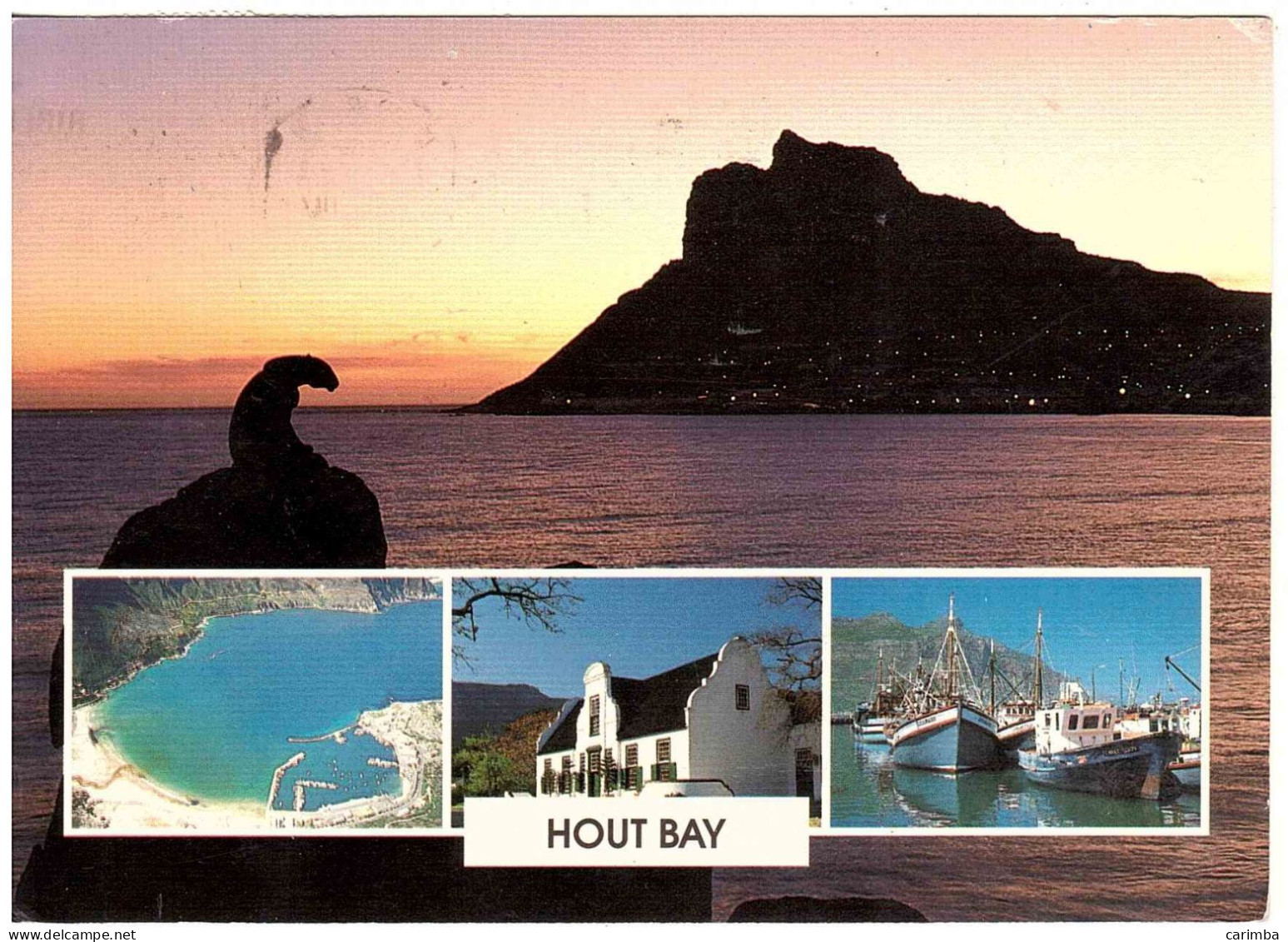 CARTOLINA PER ITALIA HOUT BAY - Storia Postale