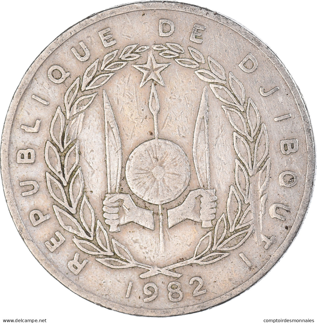 Monnaie, Djibouti, 50 Francs, 1982 - Gibuti