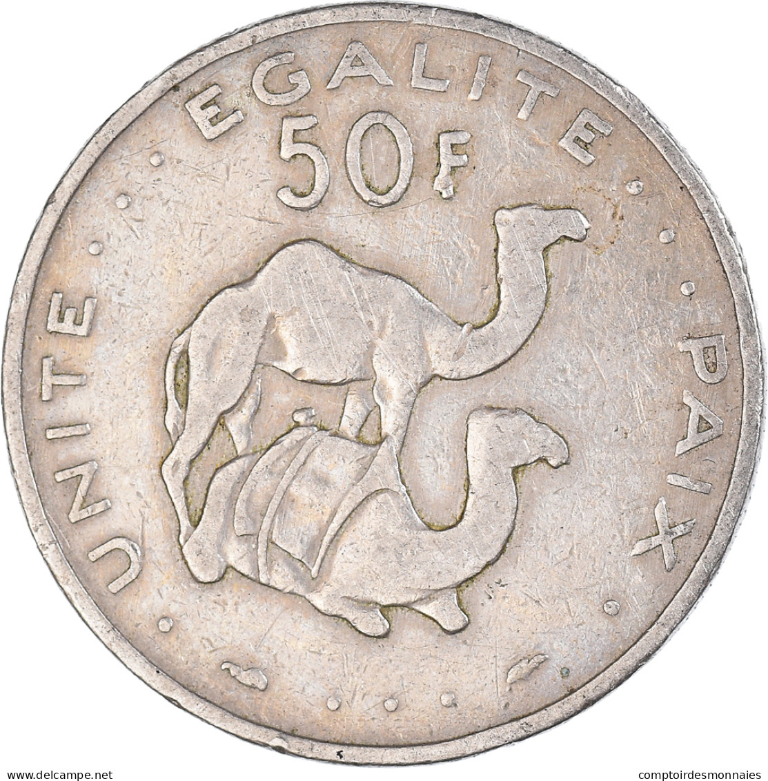 Monnaie, Djibouti, 50 Francs, 1982 - Gibuti