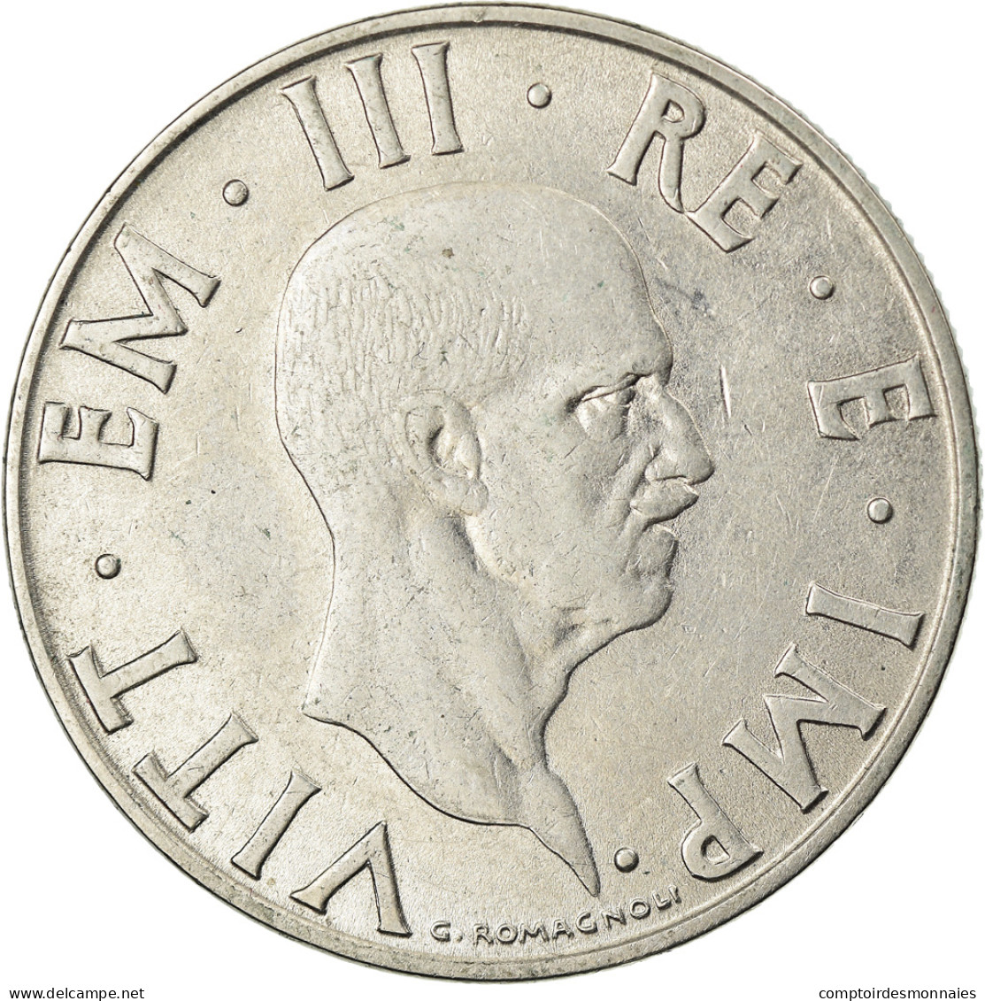 Monnaie, Italie, Vittorio Emanuele III, 2 Lire, 1939, Rome, TTB+, Stainless - 2 Lire