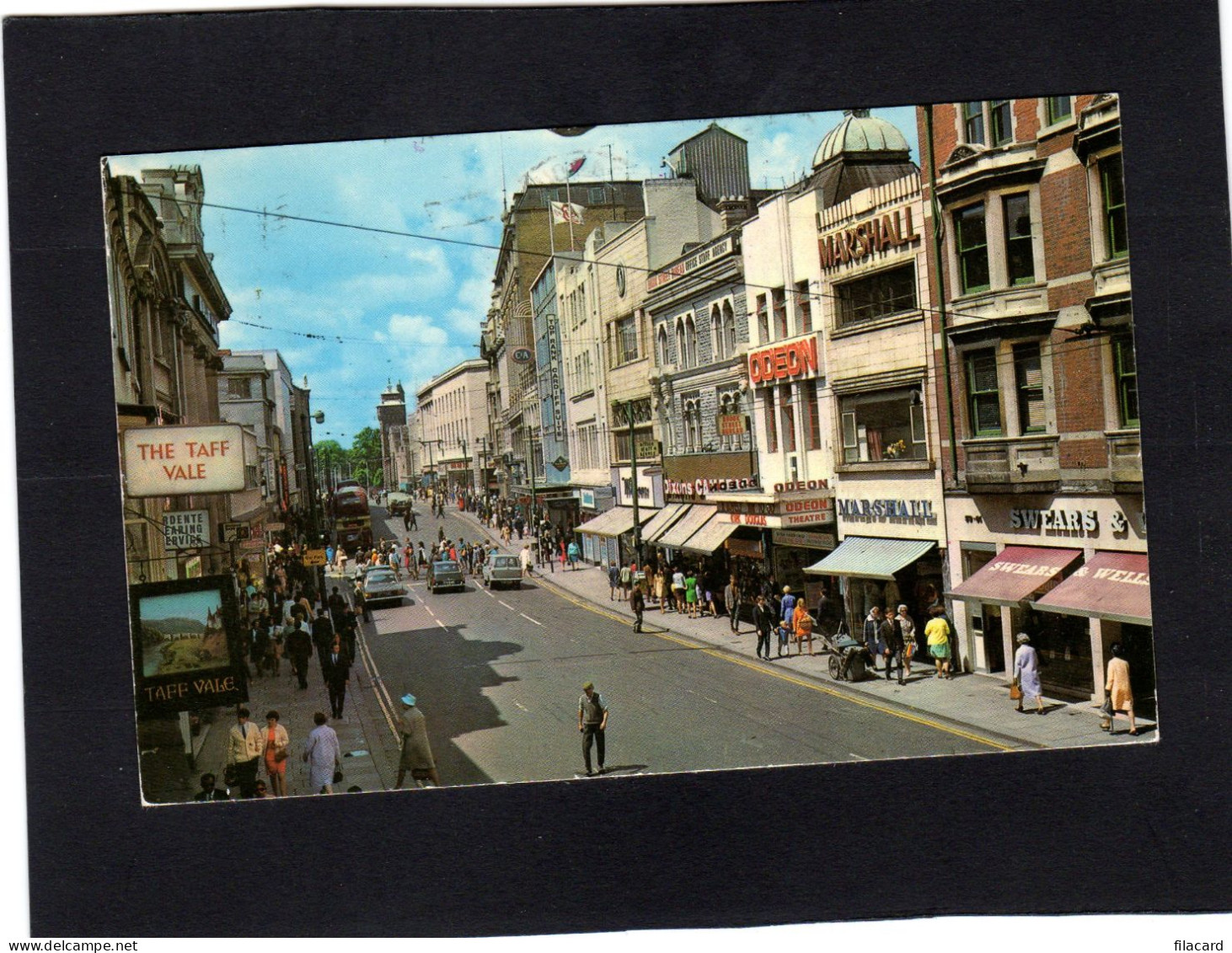 120295         Regno   Unito,    Queen  Street,   Cardiff,   VG  1971 - Glamorgan