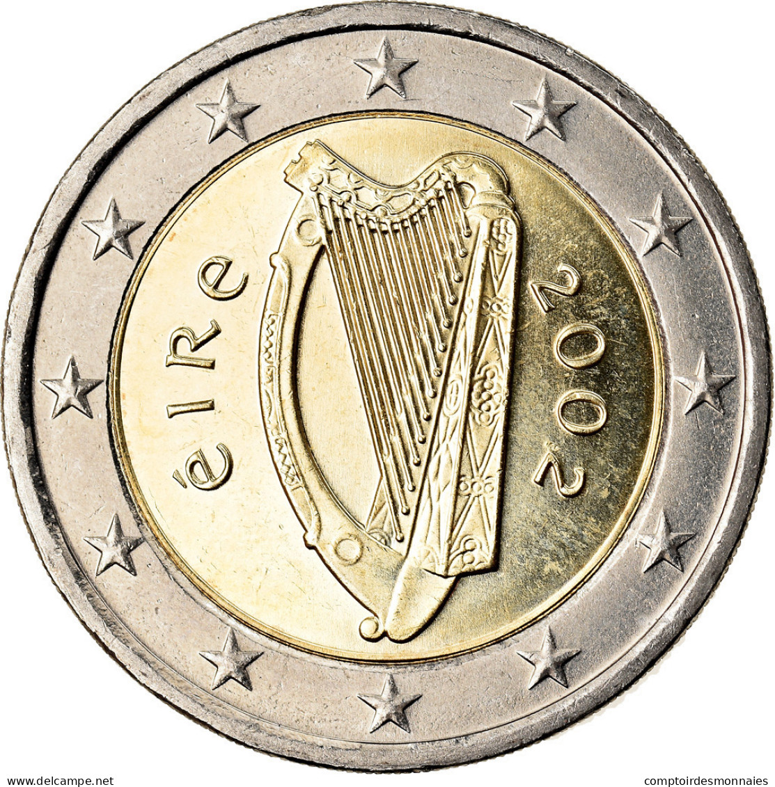 IRELAND REPUBLIC, 2 Euro, 2002, Sandyford, SPL, Bi-Metallic, KM:39 - Irlanda