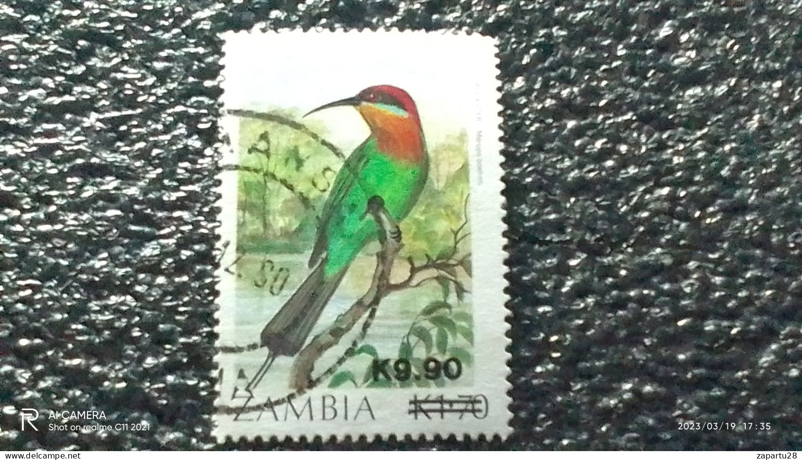 ZAMBİYA--1980-90-----   9.90/170 - BİRDS        USED- - Used Stamps