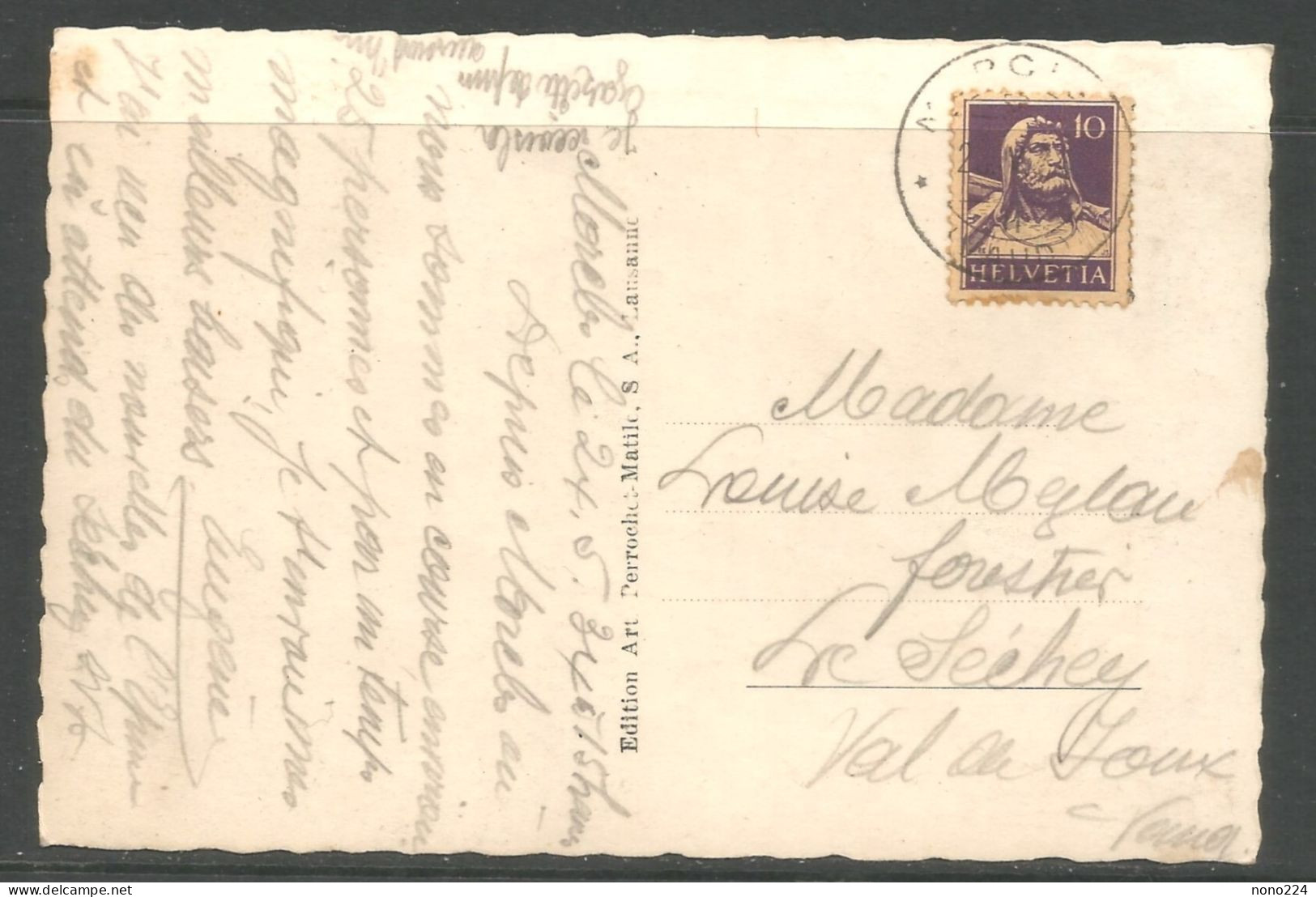 Carte P De 1934 ( Morcles / Vue Générale ) - Morcles