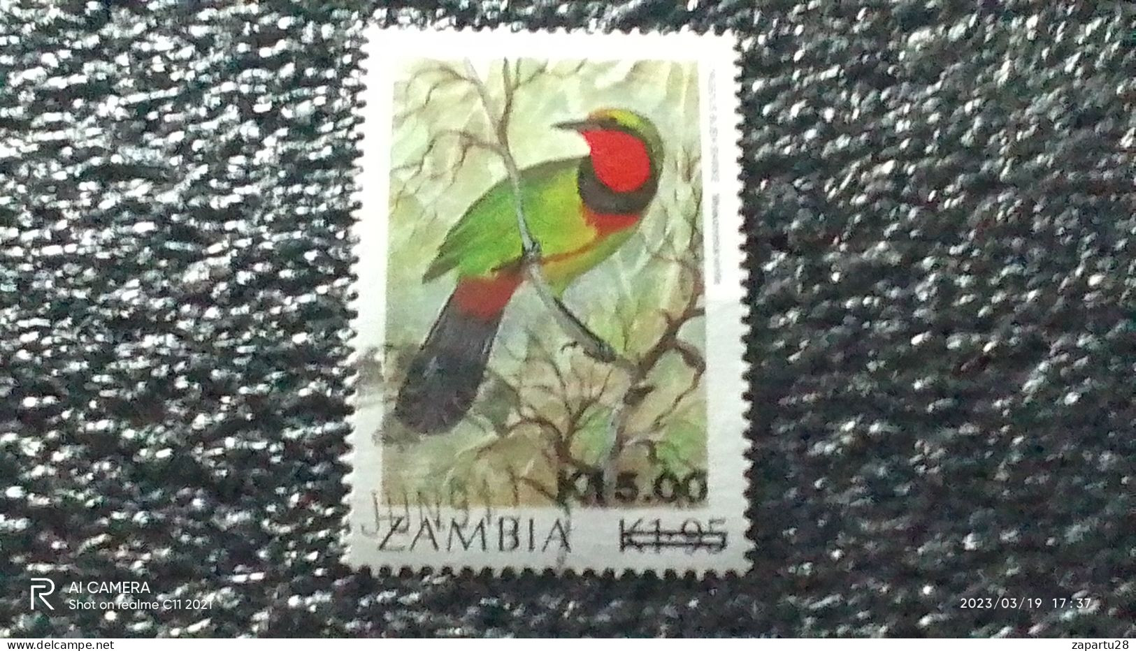 ZAMBİYA--1980-90-----   15/1.95- BİRDS        USED- - Used Stamps