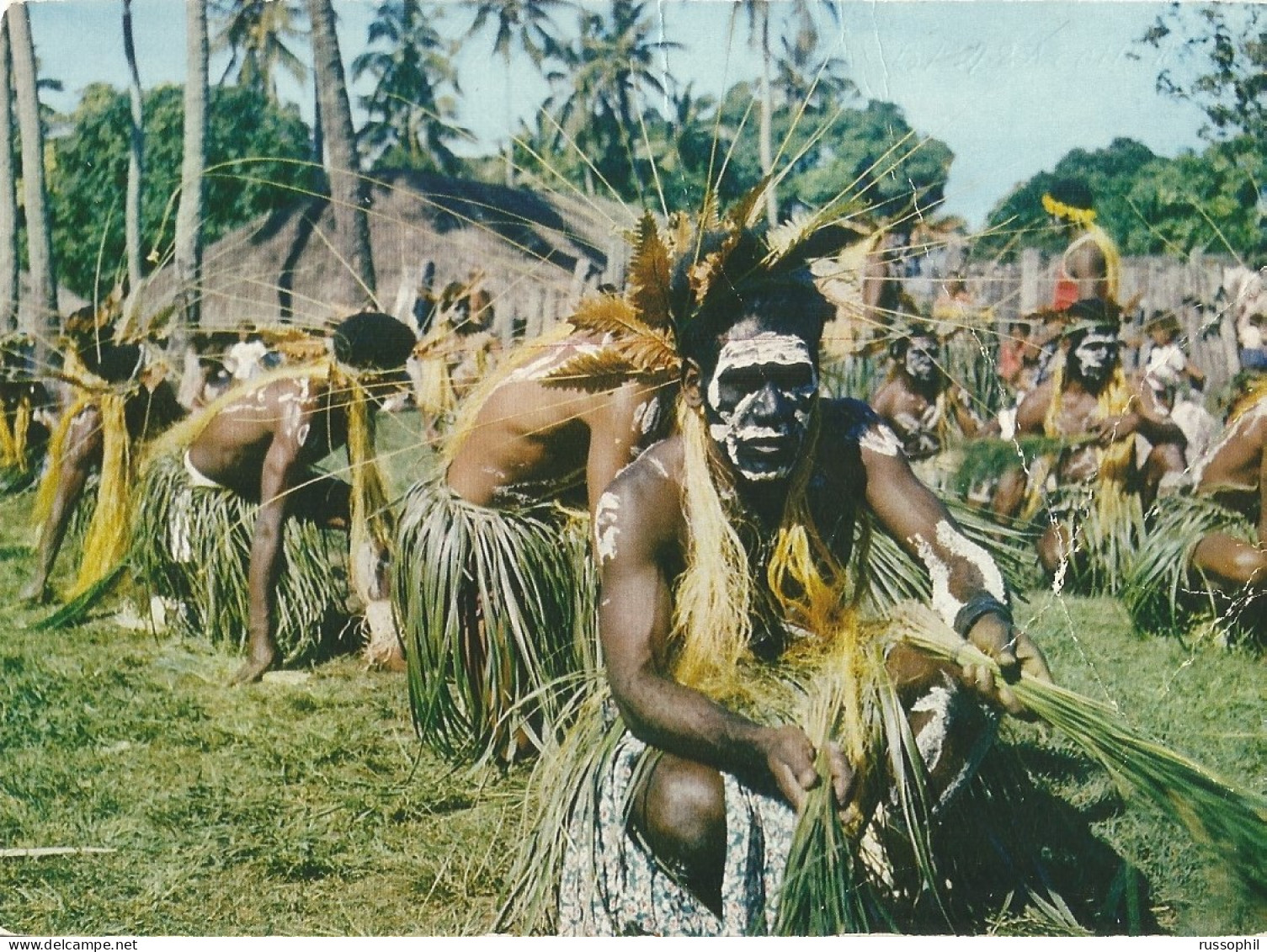 NEW CALEDONIA - DANSEURS AUTOCHTONES AU REPOS - ED. NC NOUMEA - 1970s - Océanie