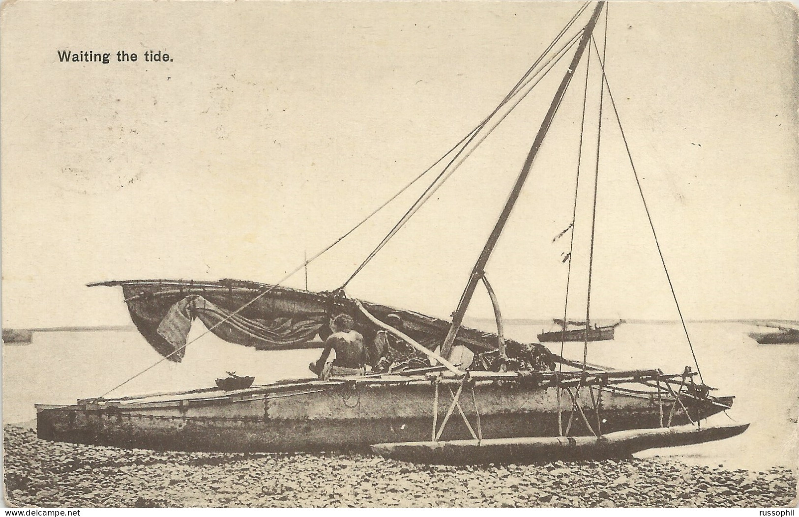 FIJI - WAITING THE TIDE - ED. MARKS - GOOD FRANKING 1908 - Océanie