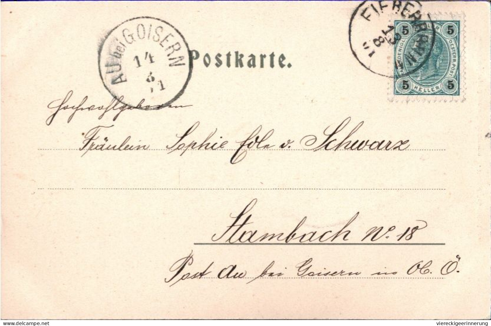 ! 1901 Alte Ansichtskarte Aus Tirol, Weiler Lehngrube Bei Fieberbrunn, Österreich - Fieberbrunn