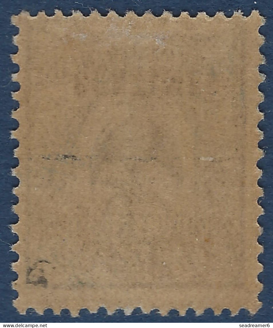 Nouvelle Caledonie Cagou N°113b* 5c Sur 15c Violet Variété Surcharge Renversée Tres Frais TTB - Unused Stamps