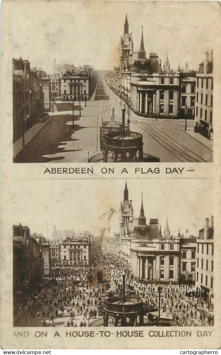 Aberdeen On A Flag Day And On A House To House Collection Day - Aberdeenshire