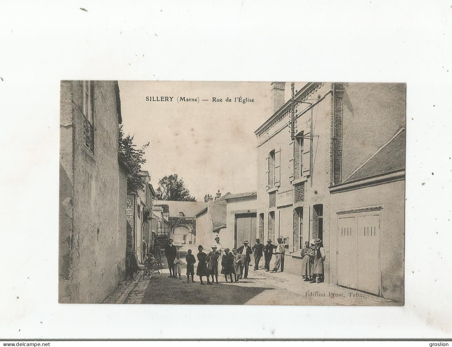 SILLERY (MARNE) RUE DE L'EGLISE (BELLE ANIMATION) - Sillery