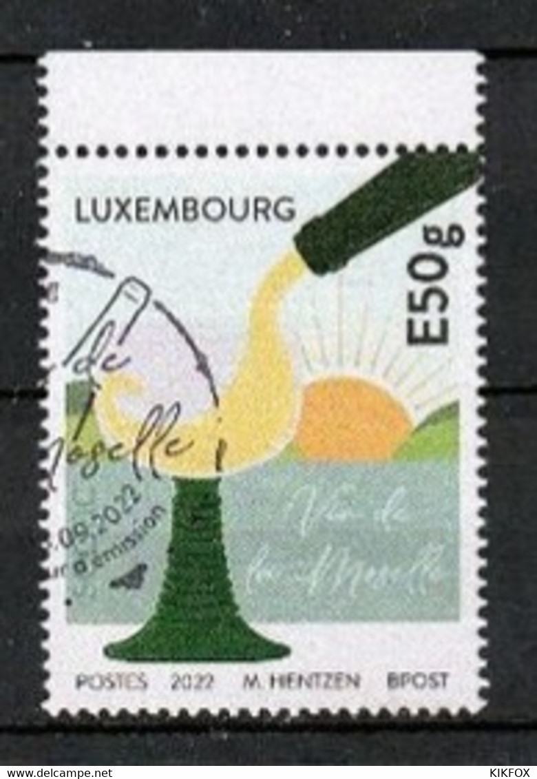 Luxembourg, Luxemburg  2022,  Mi. 2315 SEPAC, VIN DE LA MOSELLE, OBLITERE, GESTEMPELT - Gebruikt