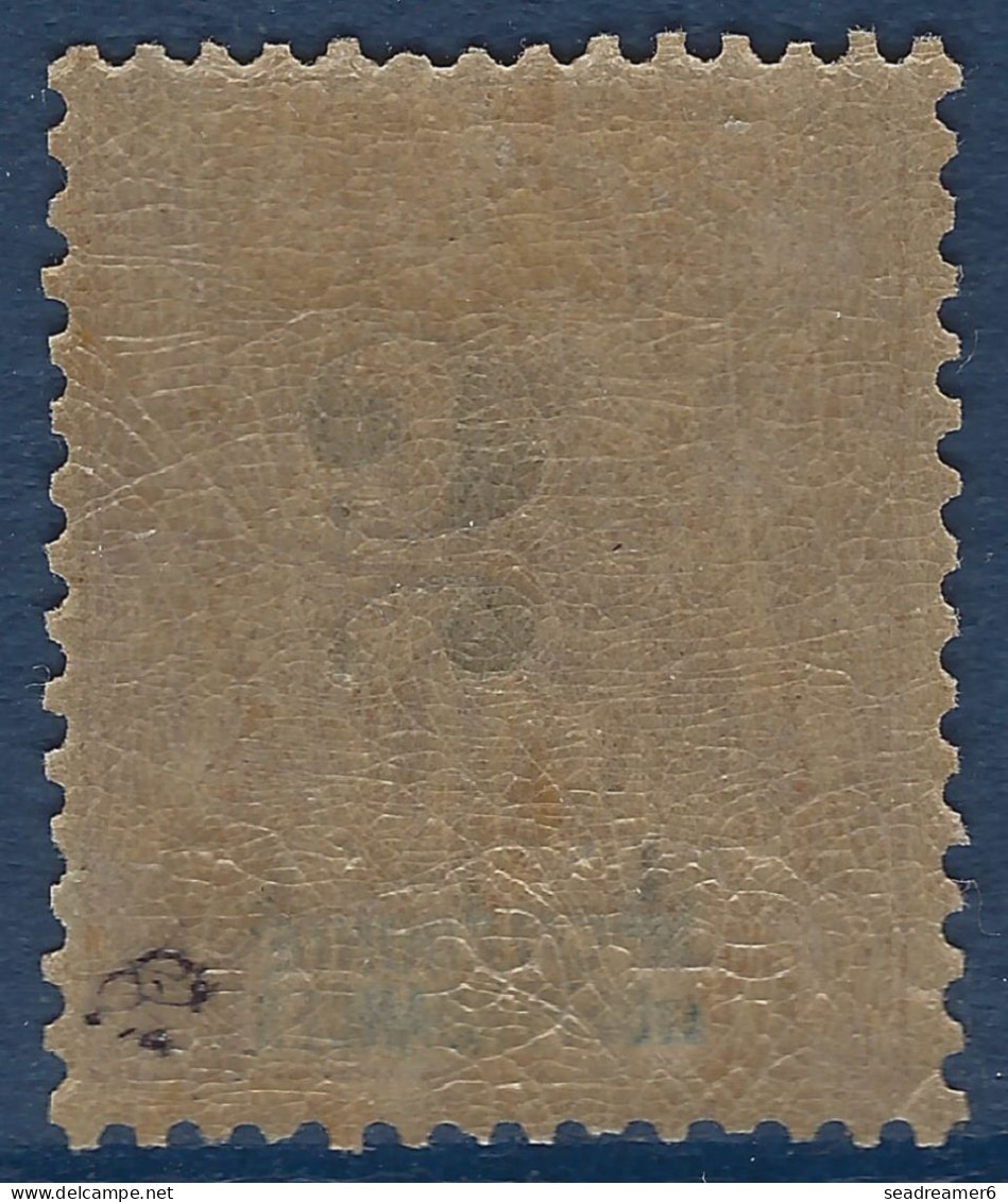Nouvelle Caledonie N°65c* 5c Sur 30c Brun Variété Surcharge Renversée Frais & TTB (tirage 2000) - Unused Stamps