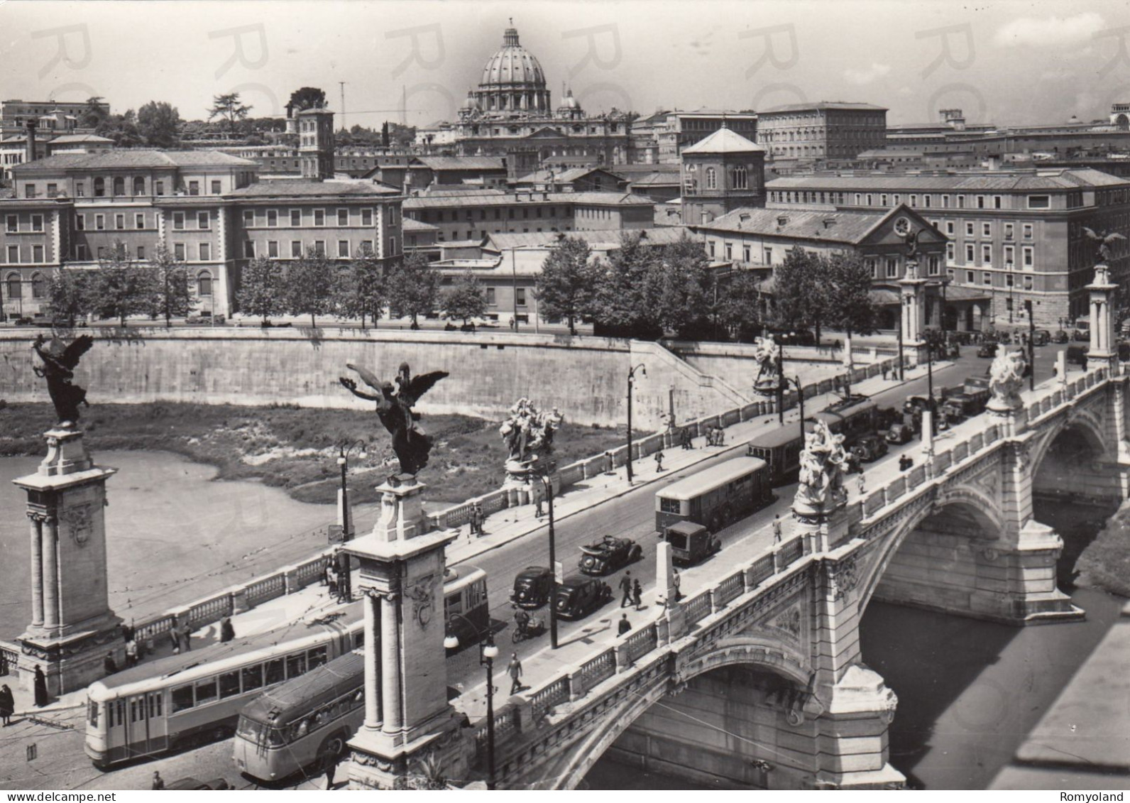 CARTOLINA  ROMA,LAZIO-PONTE VITTORIO EMANUELE II-STORIA,MEMORIA,CULTURA,IMPERO ROMANO,BELLA ITALIA,NON VIAGGIATA - Ponts