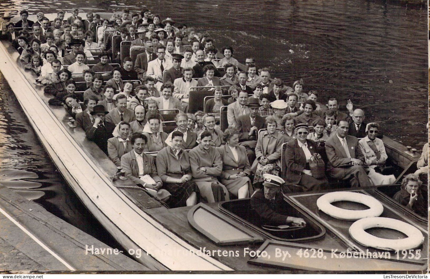 Copenhague, Danemark - Tour Du Port Et Des Canaux - Kobenhavn 1955 - Bateau - Carte Postale Ancienne - Danemark