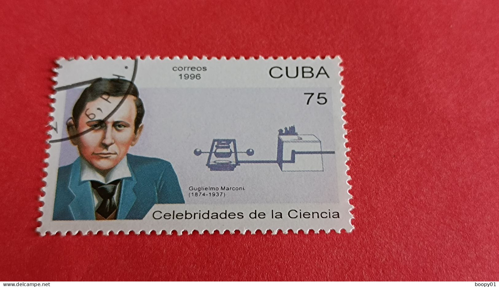 CUBA - Timbre 1996 : Célébrités De La Science - Guglielmo MARCONI, Physicien, Inventeur Italien - Usados