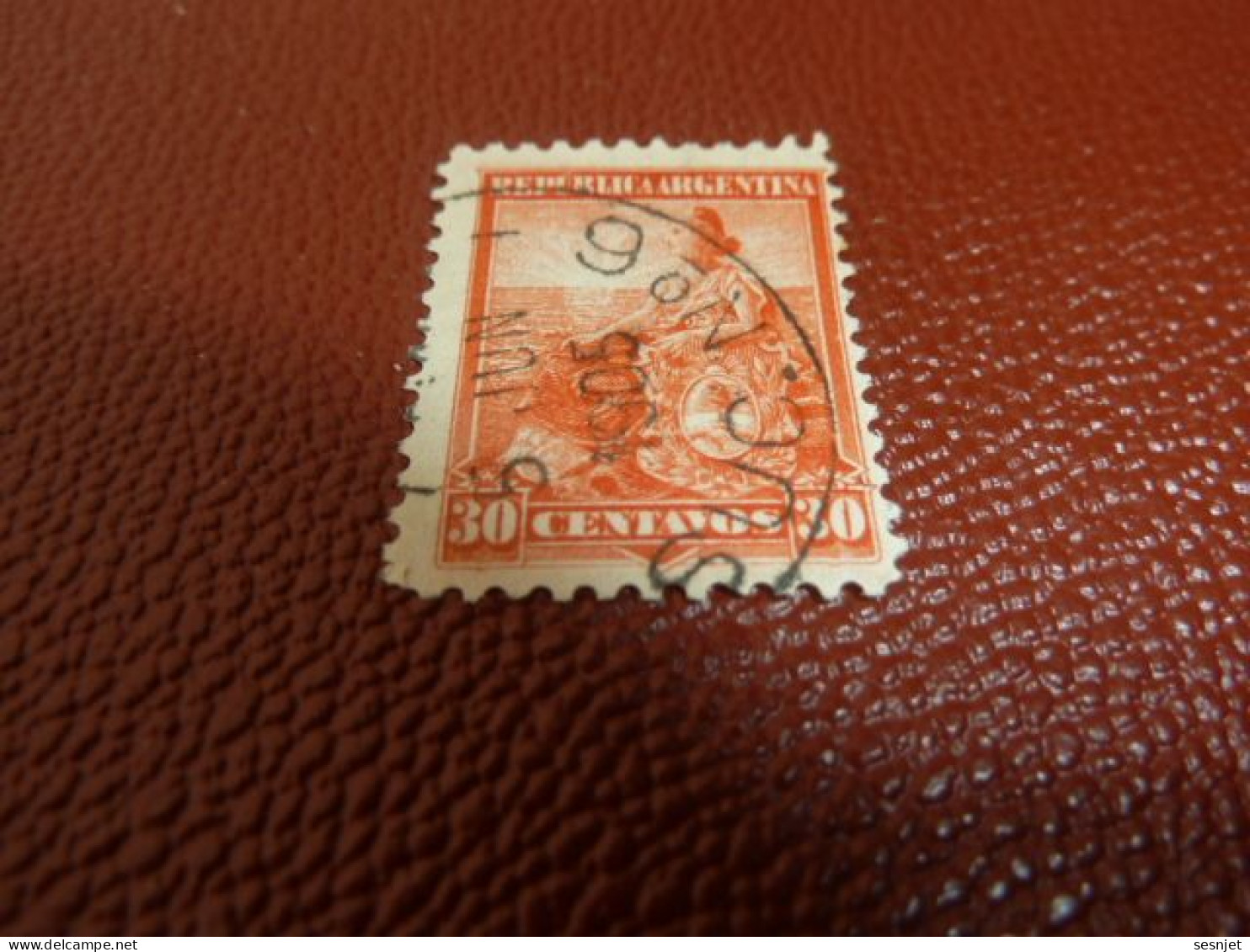 Republica Argentina - 30 Centavos - Yt 125 - Rouge - Oblitéré - Année 1903 - - Used Stamps