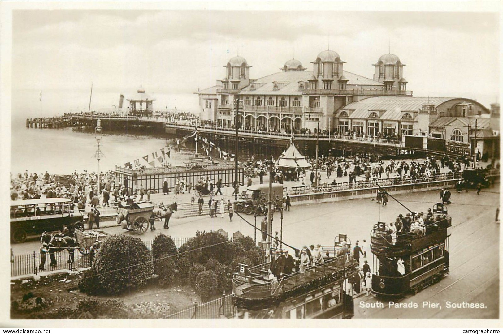 South Parade Pier Southsea Trams Tramway - Portsmouth