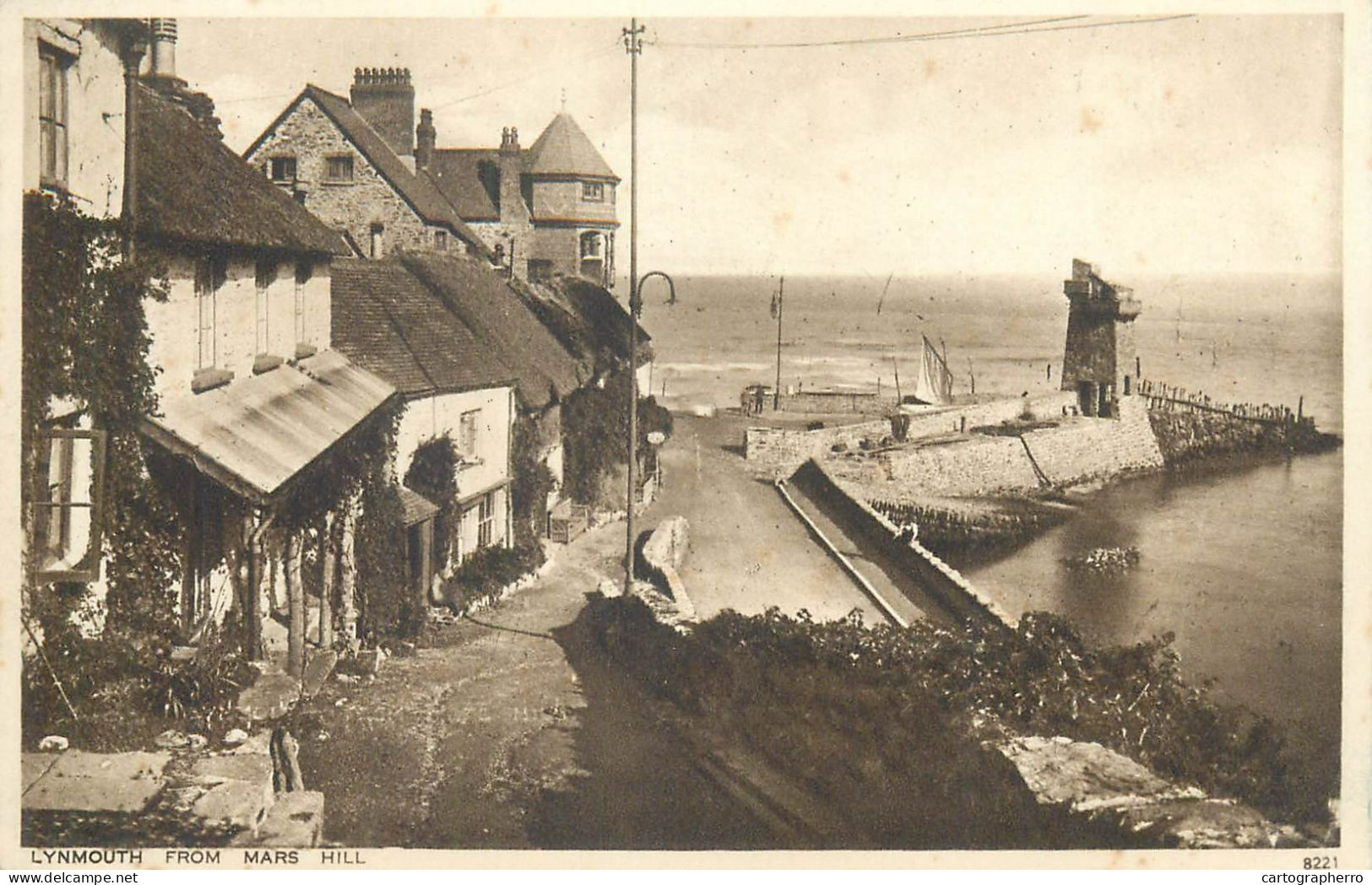 England Lynmouth From Mars Hill - Lynmouth & Lynton