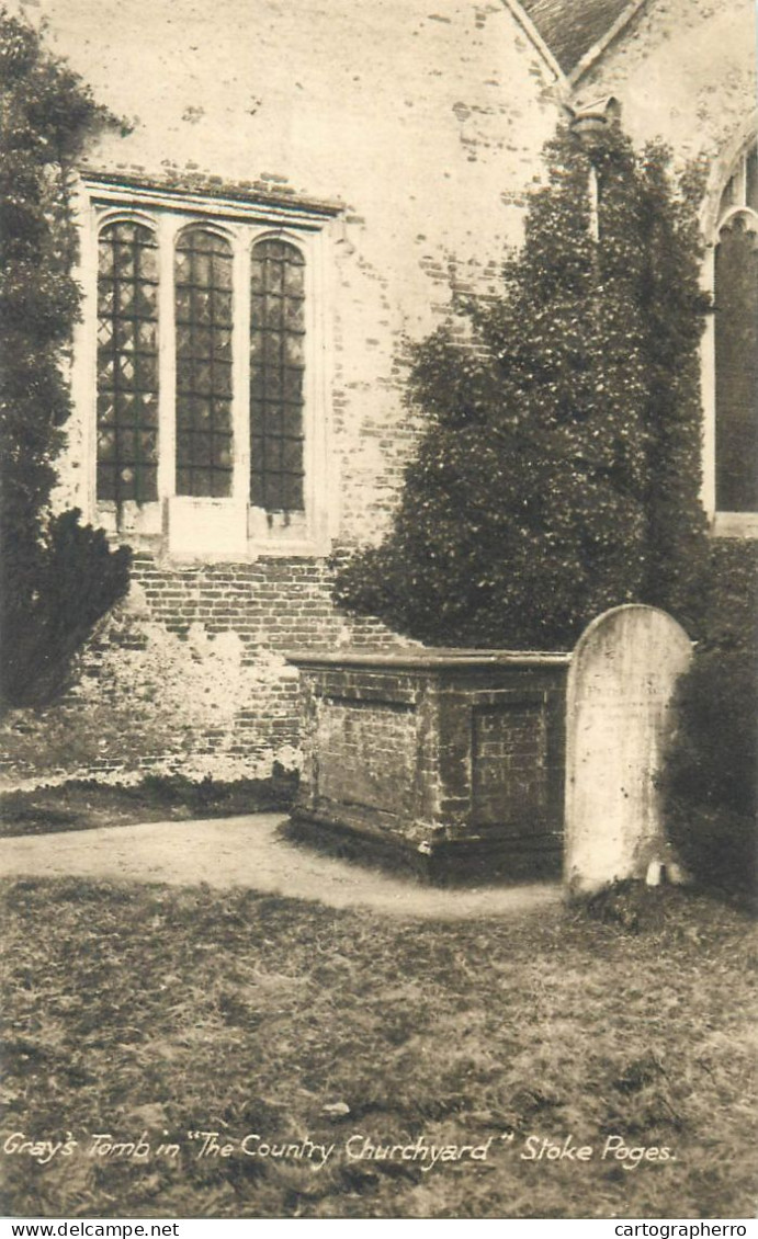 England Stoke Poges Gray's Tomb In "Country Churchyard" - Buckinghamshire