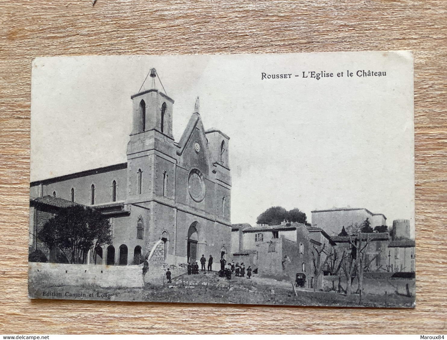 13/ Rousset L’église Et Le Château - Rousset