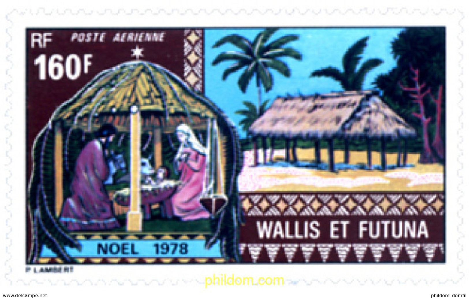 263156 MNH WALLIS Y FUTUNA 1978 NAVIDAD - Gebruikt