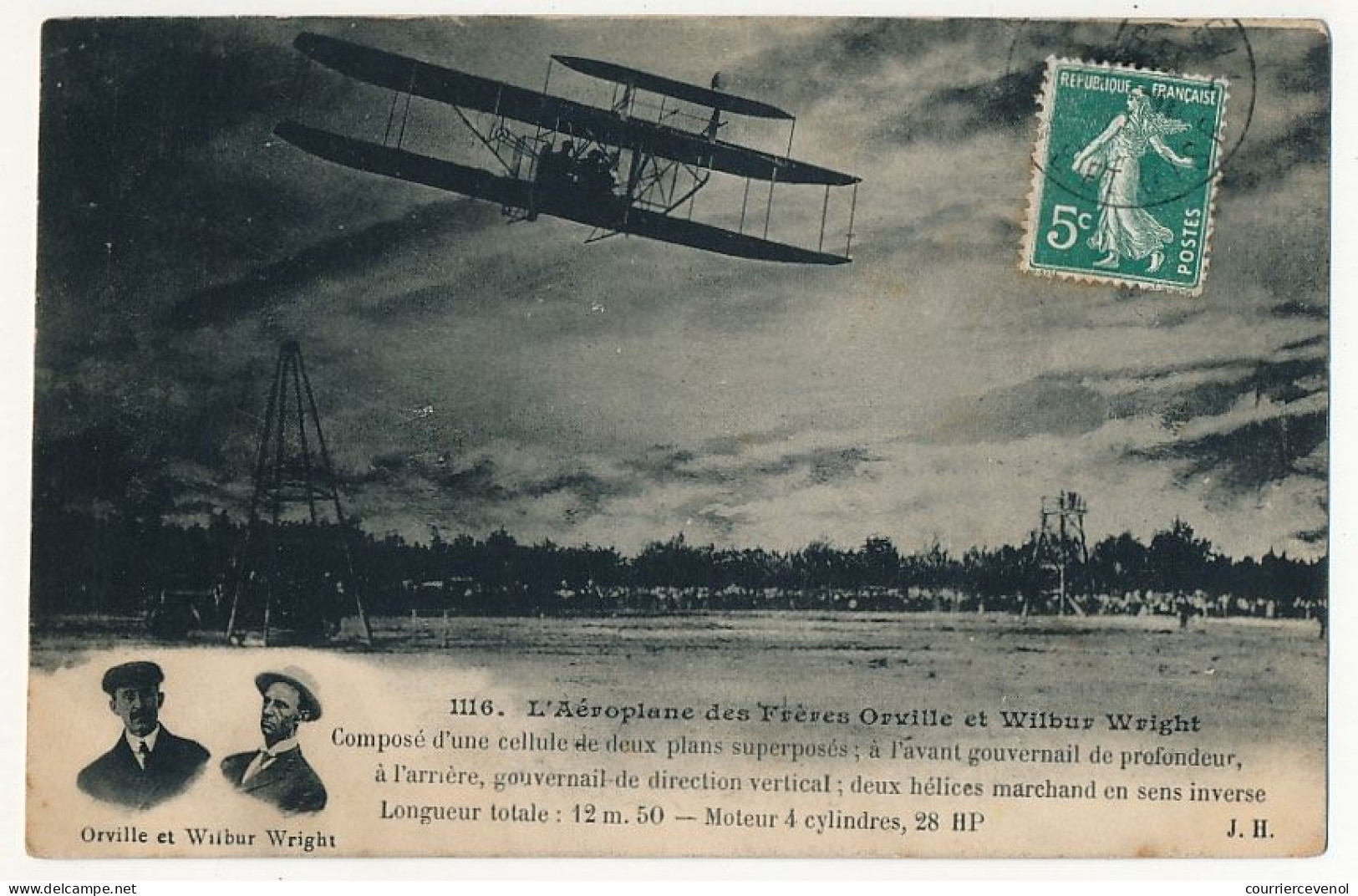 CPA - France - AVIATION - L' Aéroplane Des Frères Orville Et Wilbur Wright - ....-1914: Precursors