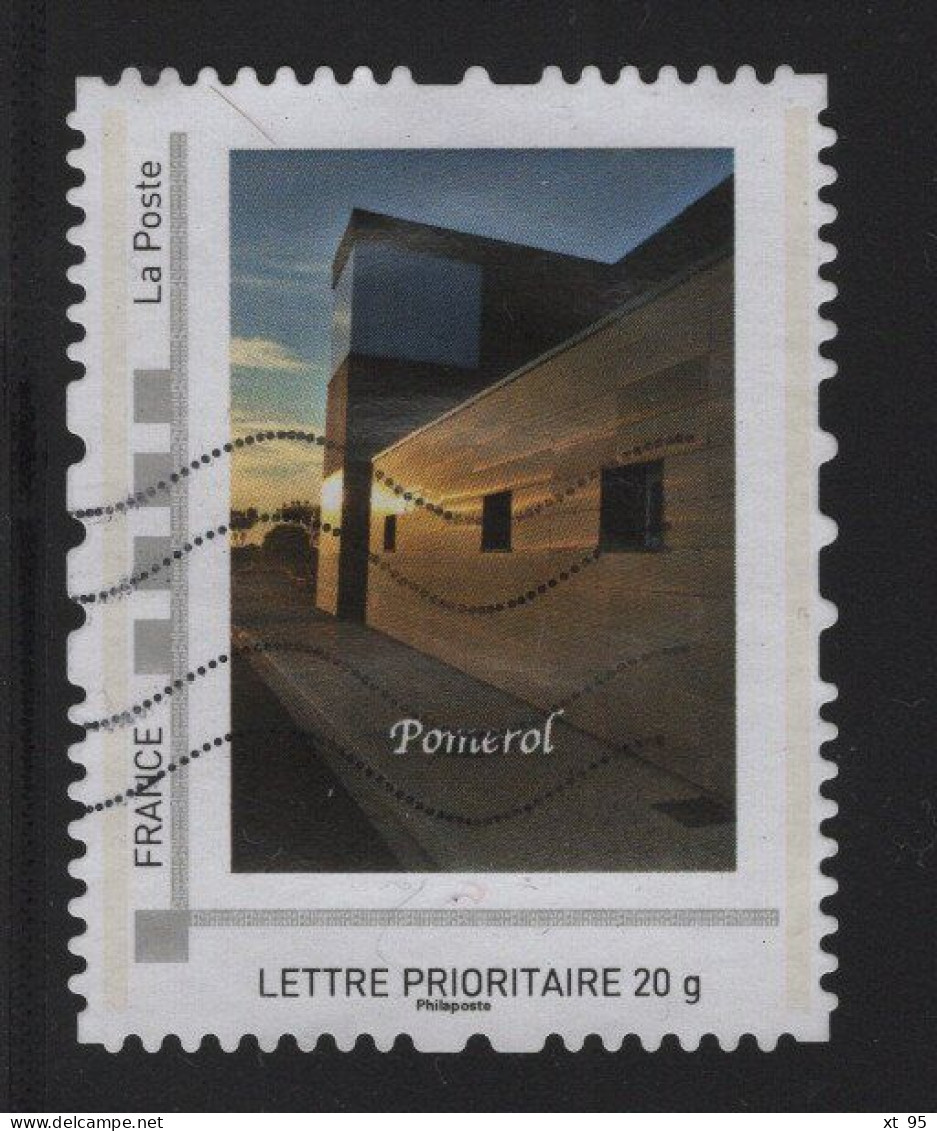 Timbre Personnalise Oblitere - Lettre Prioritaire 20g - Pomerol - Gebruikt