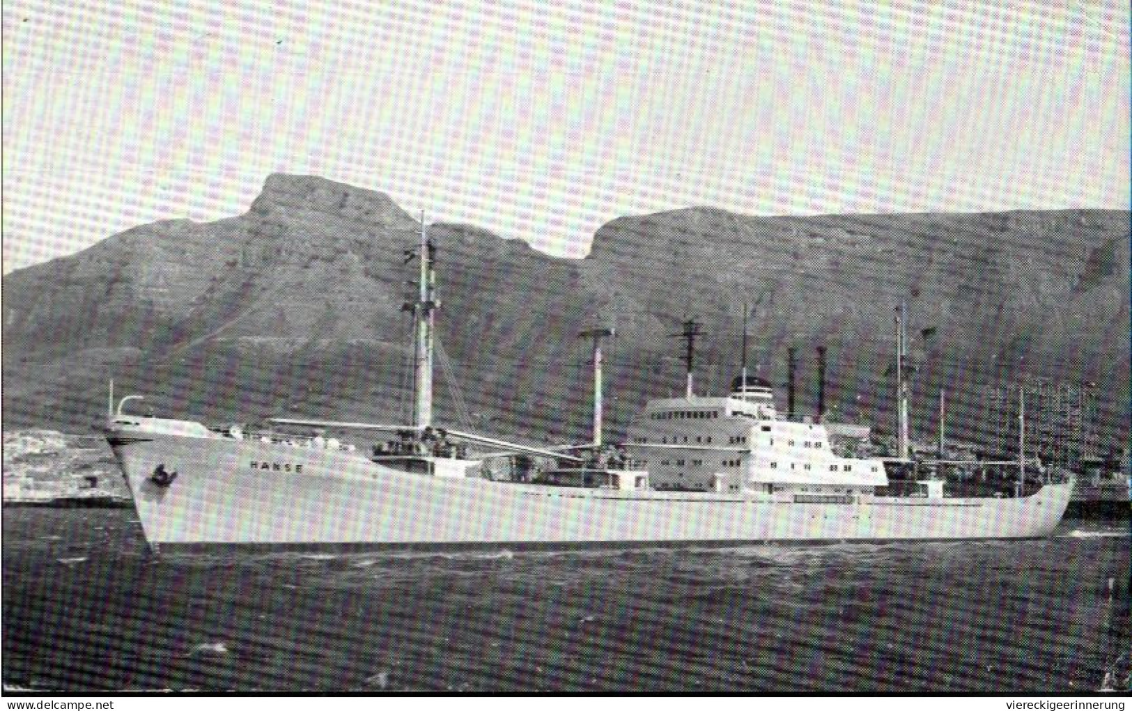 ! 1967 Luftpost Ansichtskarte Dampfer Hanse, Frachter, Schiff, Ship, Italien - Steamers