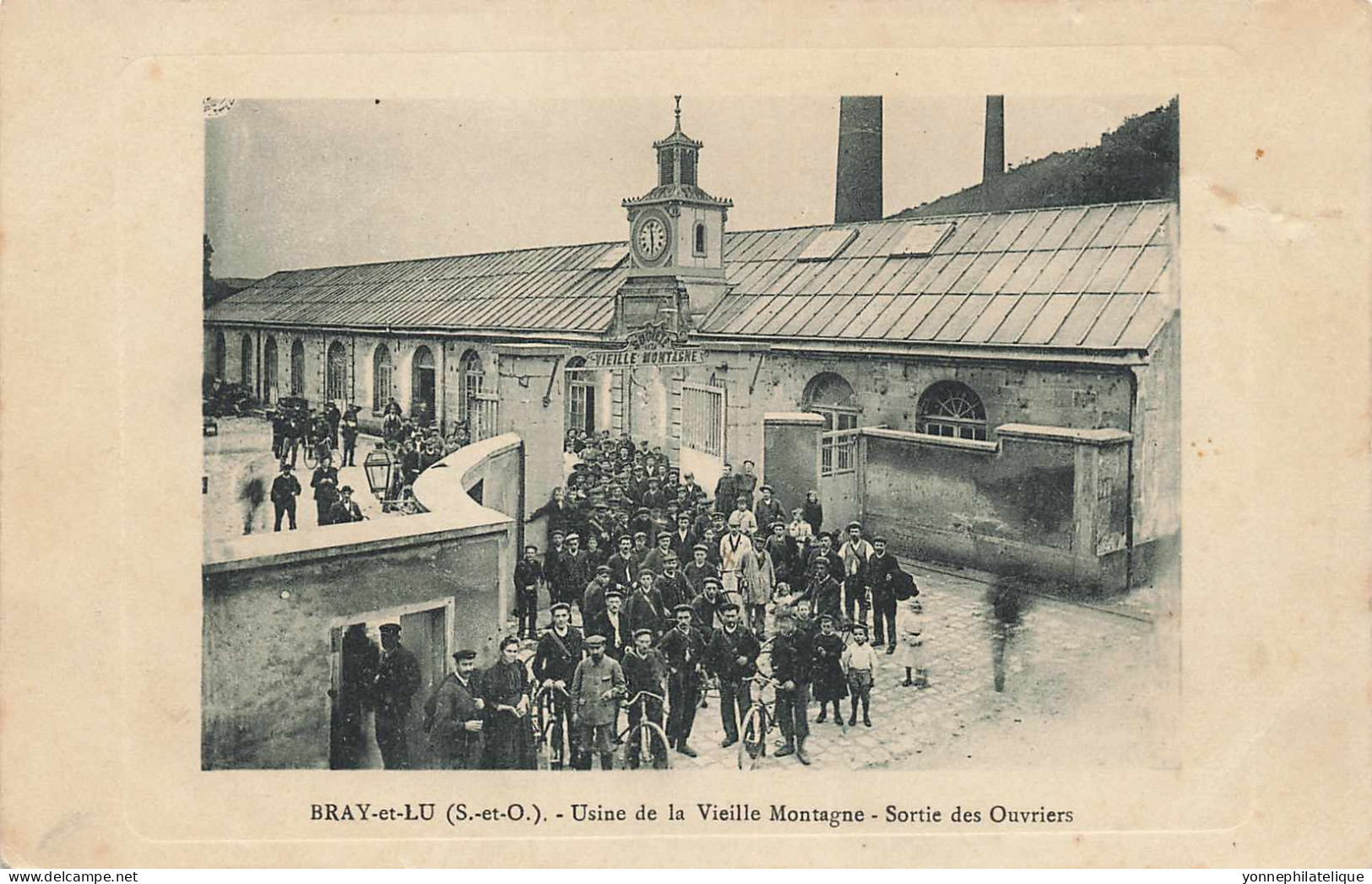 95 - VAL D'OISE - BRAY-ET-LÙ - Usine De La Vieille Montagne - Sortie Des Ouvriers - 10440 - Bray-et-Lû