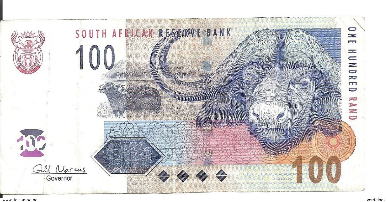 AFRIQUE DU SUD 100 RAND ND2010 VF P 131 B - South Africa