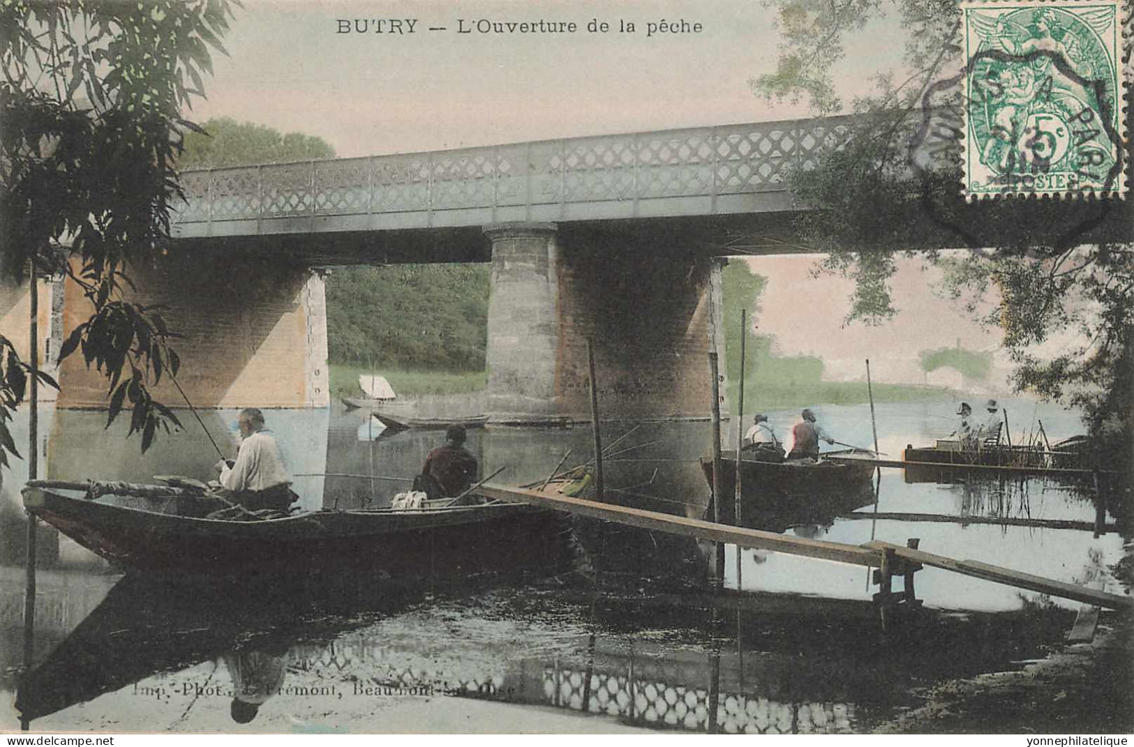 95 - VAL D'OISE - BUTRY - Ouverture De La Pêche - Version Colorisée - 10453 - Butry