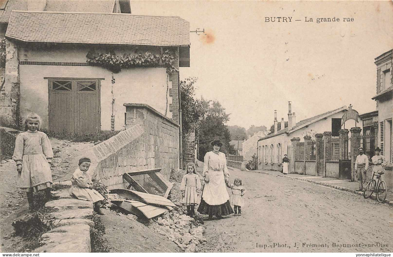 95 - VAL D'OISE - BUTRY-PLAGE - Grande Rue - Gros Plan Animé - Superbe - 10455 - Butry