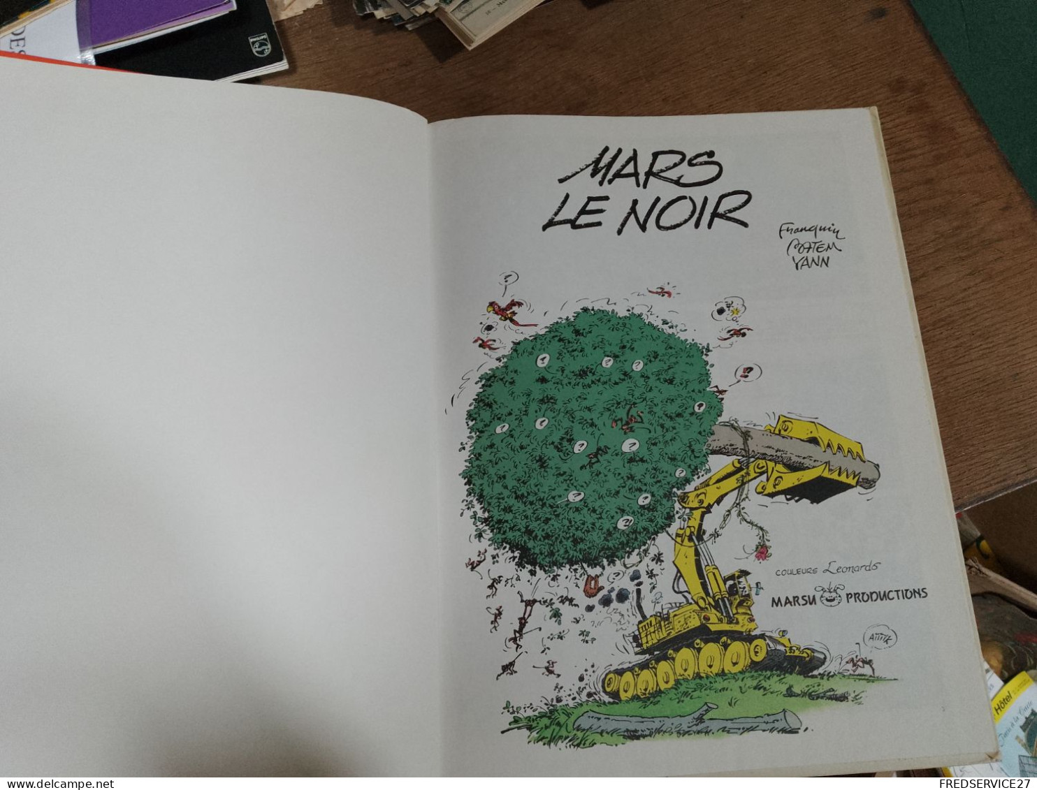 79 //   MARSUPILAMI / MARS LE NOIR 1989 - Marsupilami