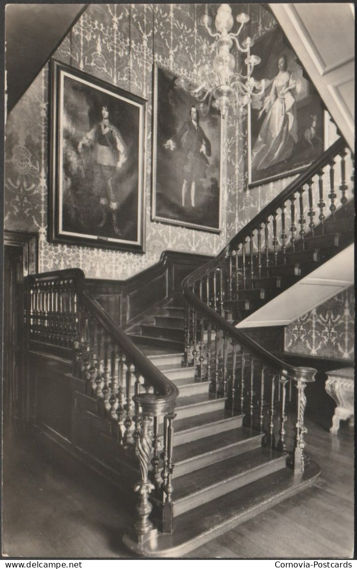 The William & Mary Staircase, Treasurer's House, York, C.1960 - Walter Scott RP Postcard - York