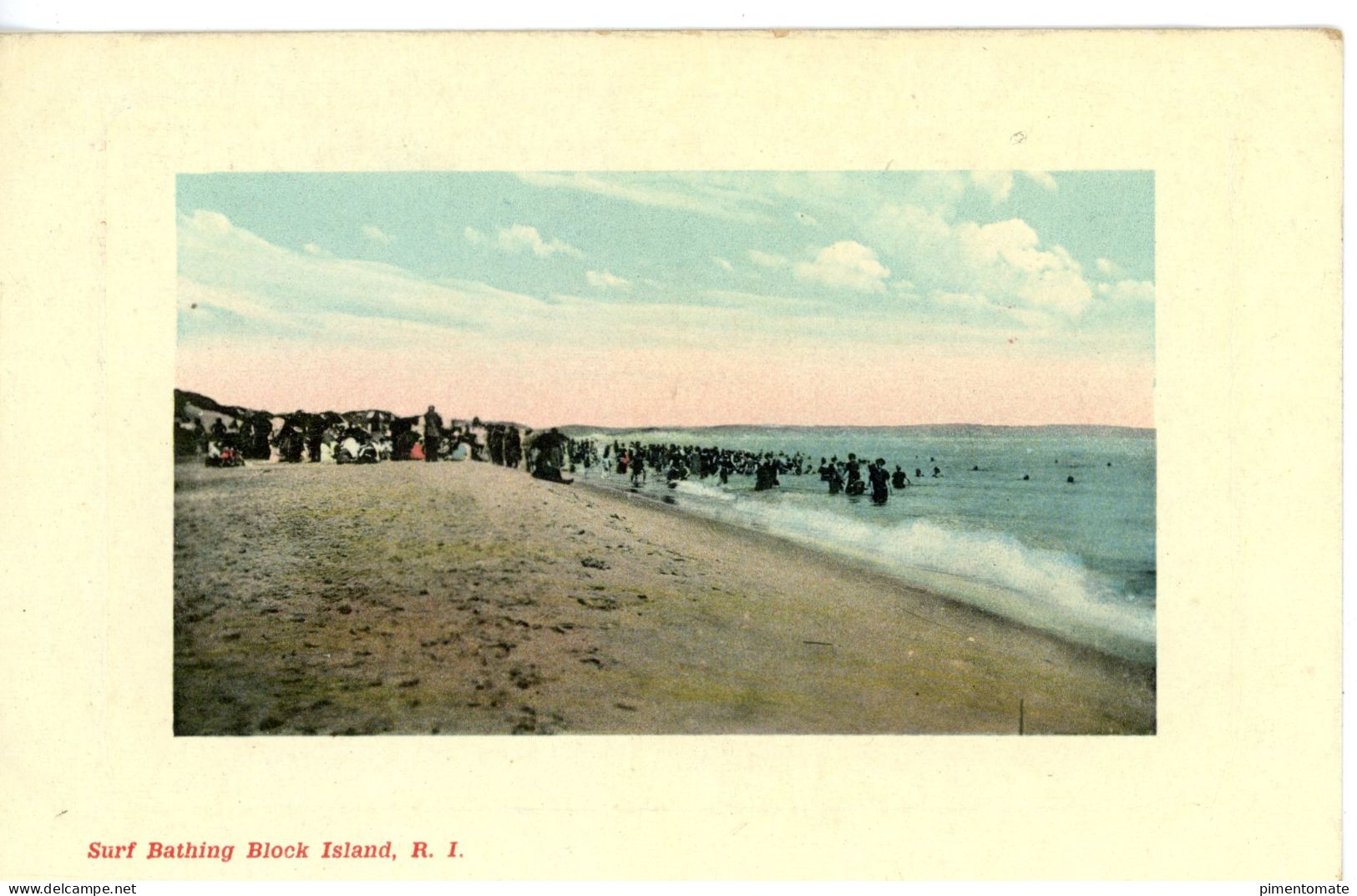 RHODE ISLAND PROVIDENCE SURF BATHING BLOCK ISLAND - Providence