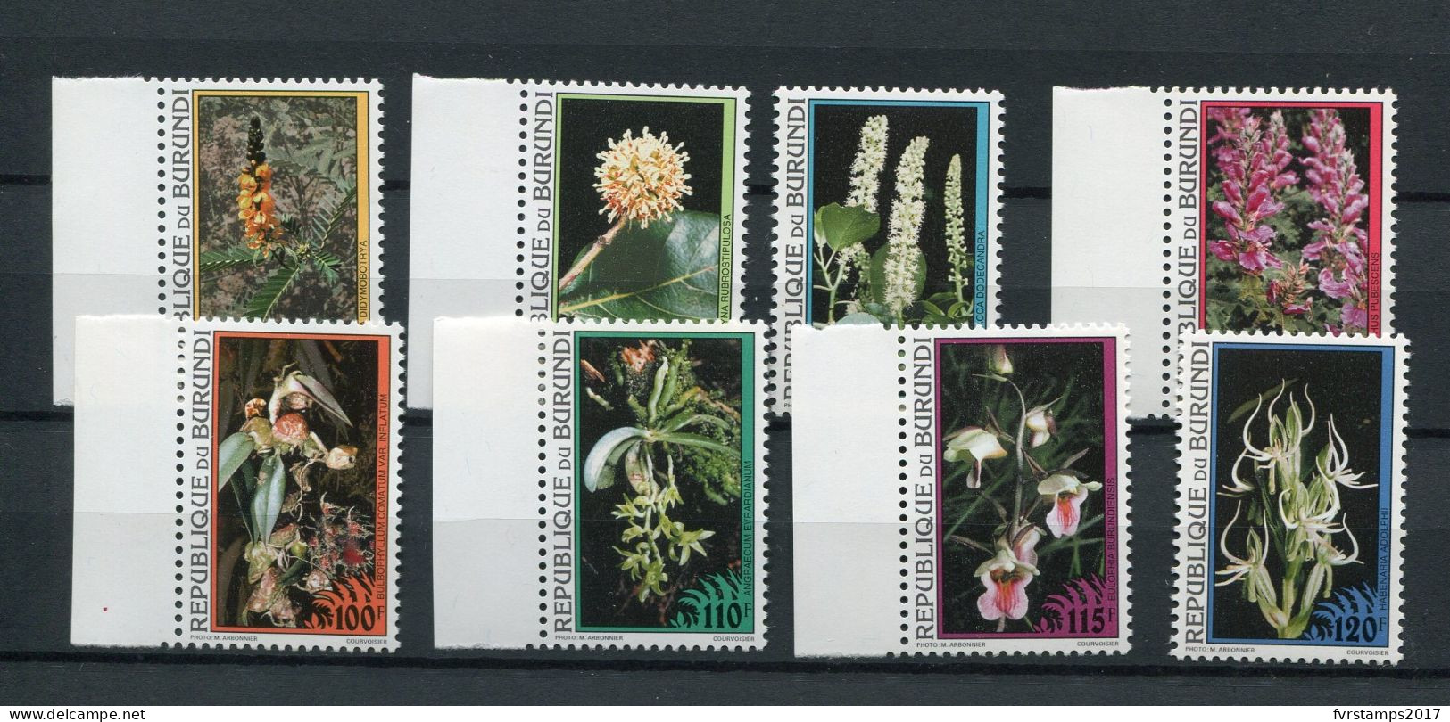 Burundi - 1995 - OCB 1059-1066 - MNH ** - Bloemen Fleurs Flowers Flora  - Cv € 17,00 - Unused Stamps