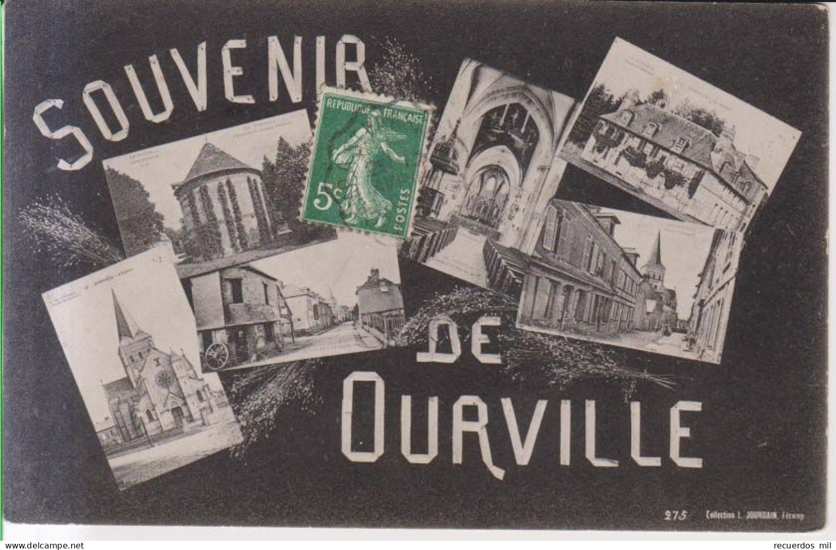 Souvenir De Ourville 1908 - Ourville En Caux