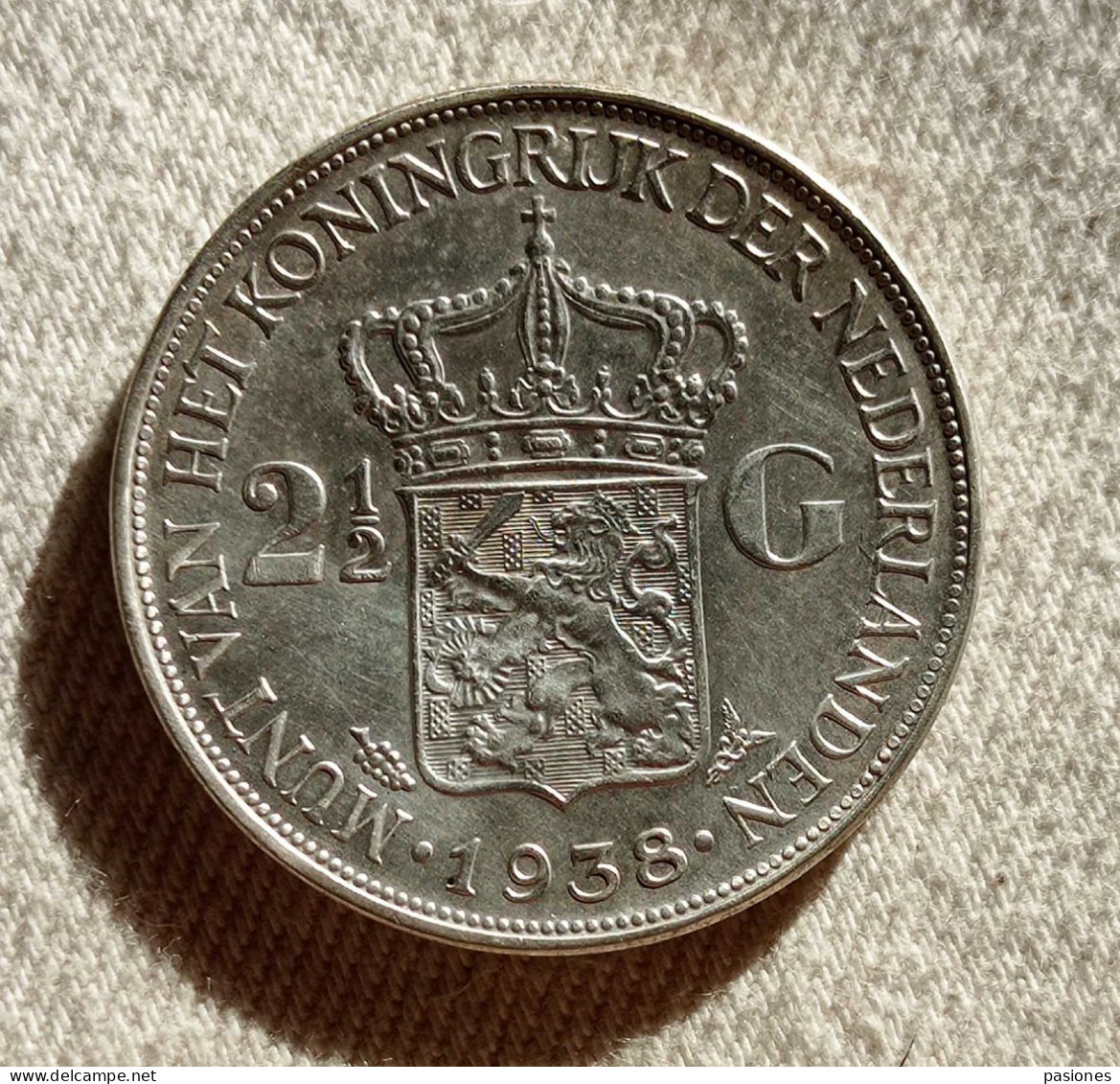 Paesi Bassi 2 1/2 Gulden 1938 (NC) - 2 1/2 Gulden