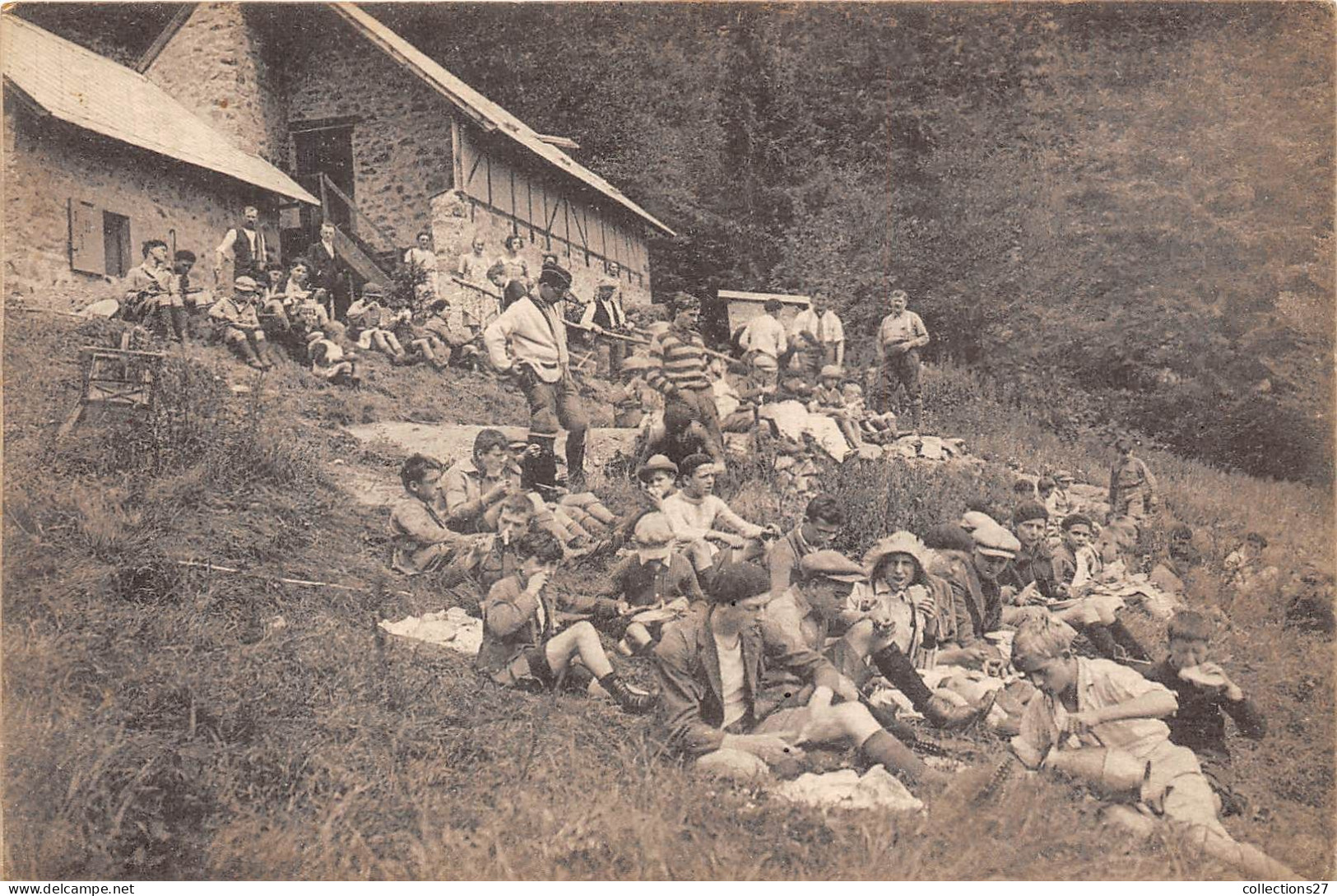 67-BAERENBACH- CAMP DE BAERENBACH- PRES LA SCHLUCHT- LE DINER EN PLEIN AIR - Sonstige & Ohne Zuordnung