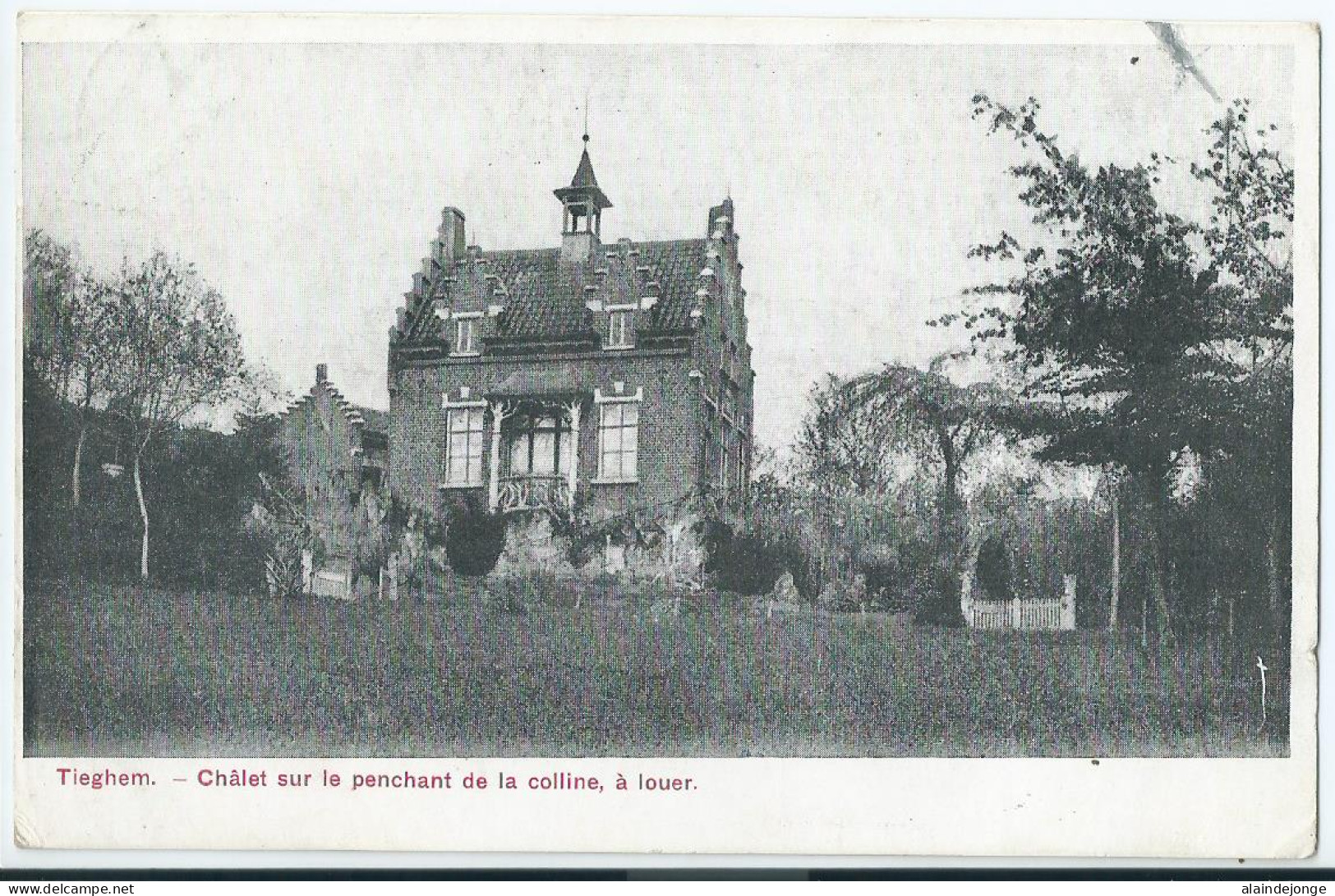 Tiegem - Tieghem - (Anzegem) - Châlet Sur Le Penchant De La Colline - 1906 - Anzegem