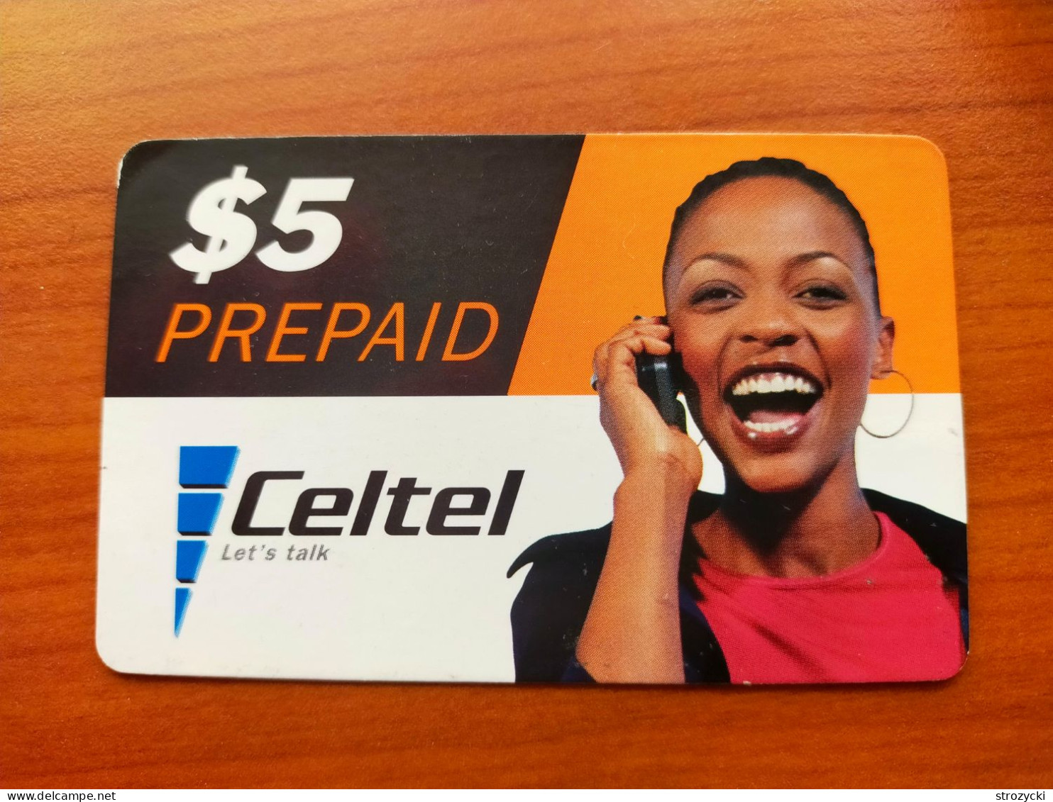 Zambia - Celtel - Lady CE-ZM$5 - - Zambia